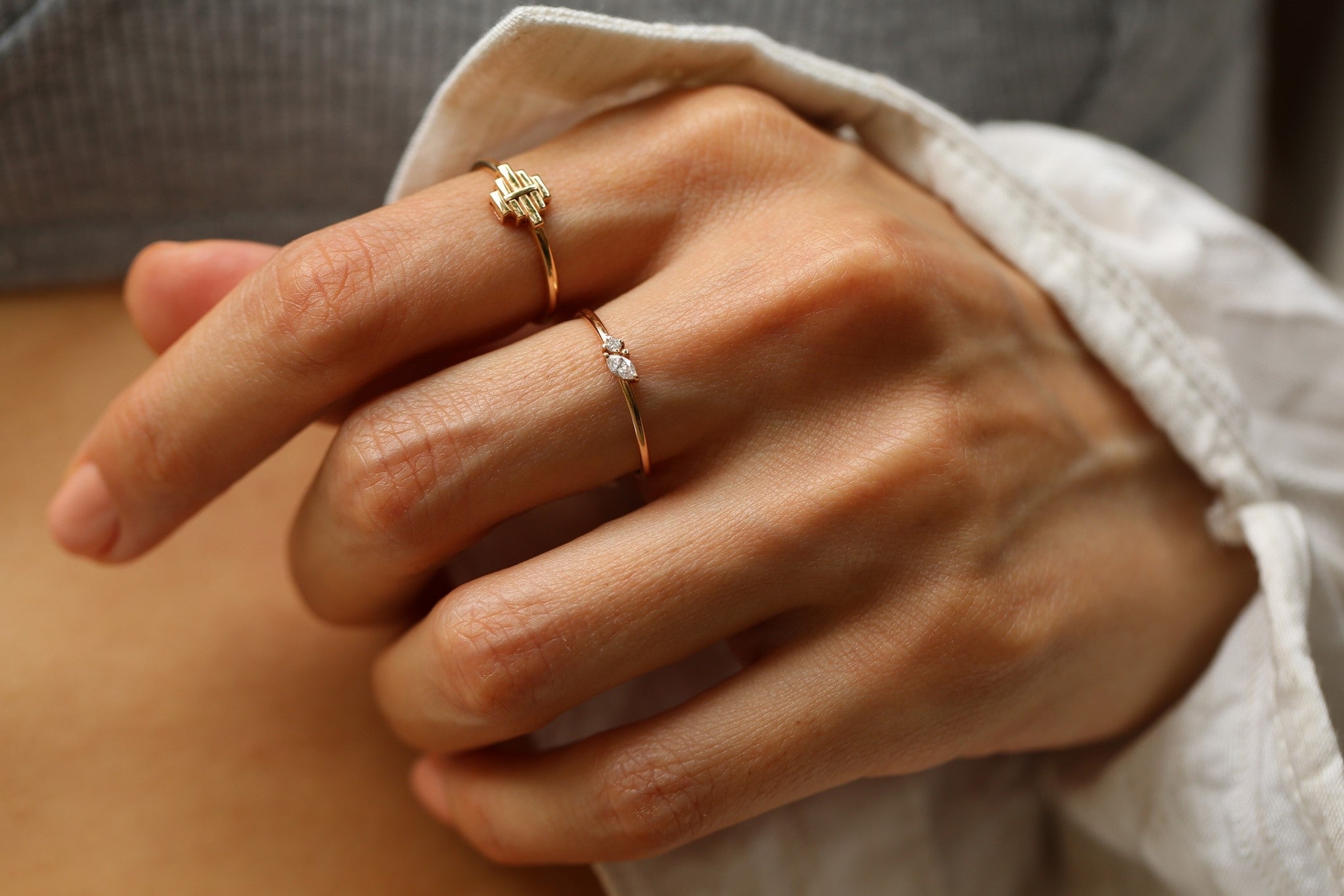 Mini Marquise Ring