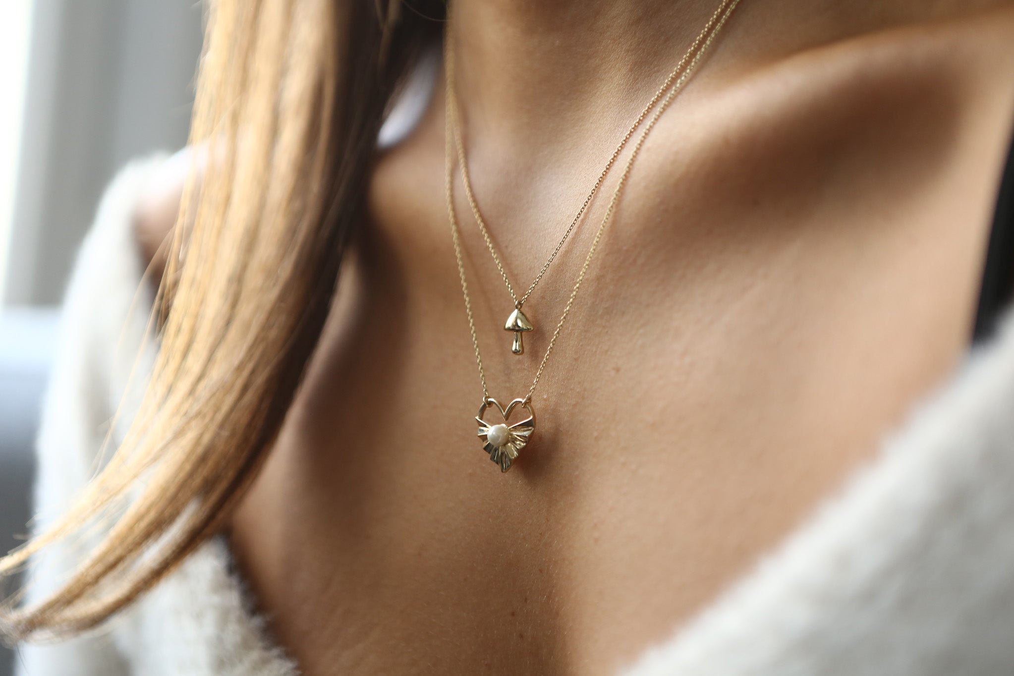 Mushroom Necklace