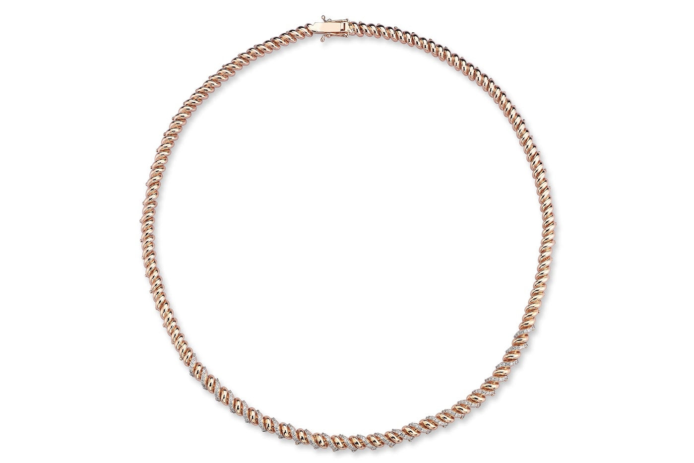 Spaghetti White Necklace
