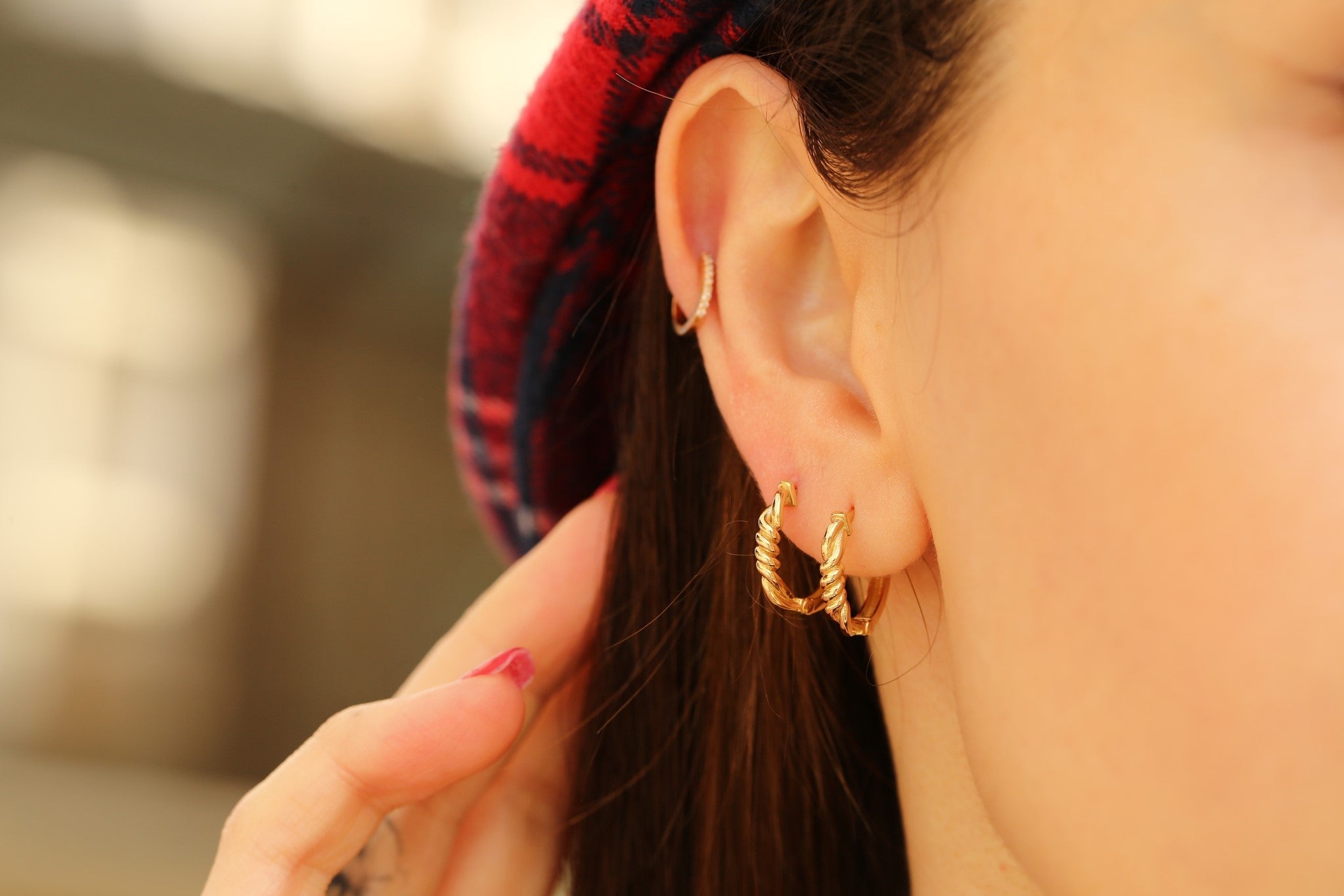 November Knot Earrings