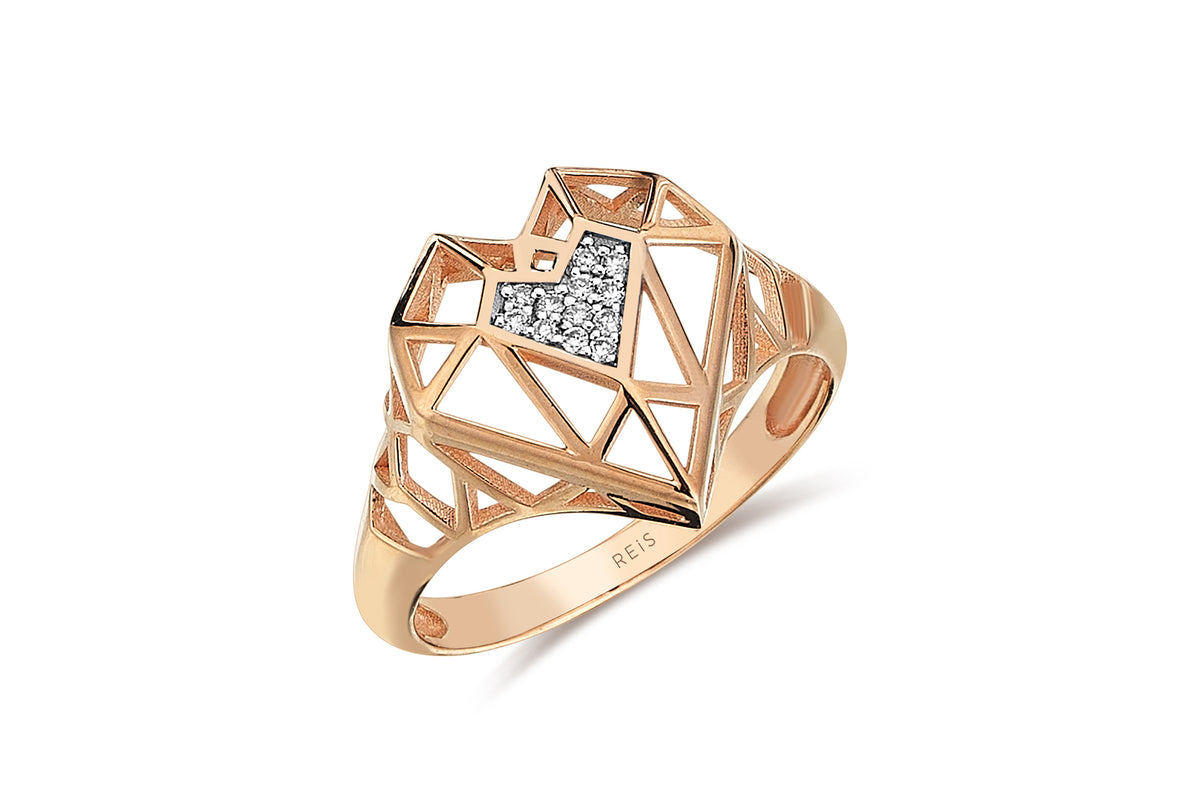 Lover White Ring