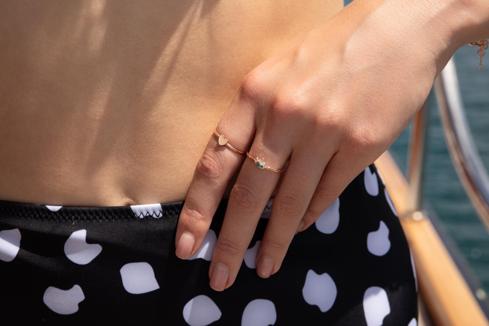 Mini Blue Moon Ring