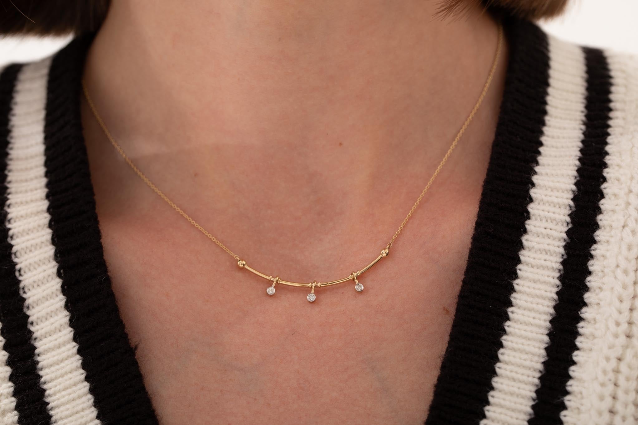 Trio Line Necklace
