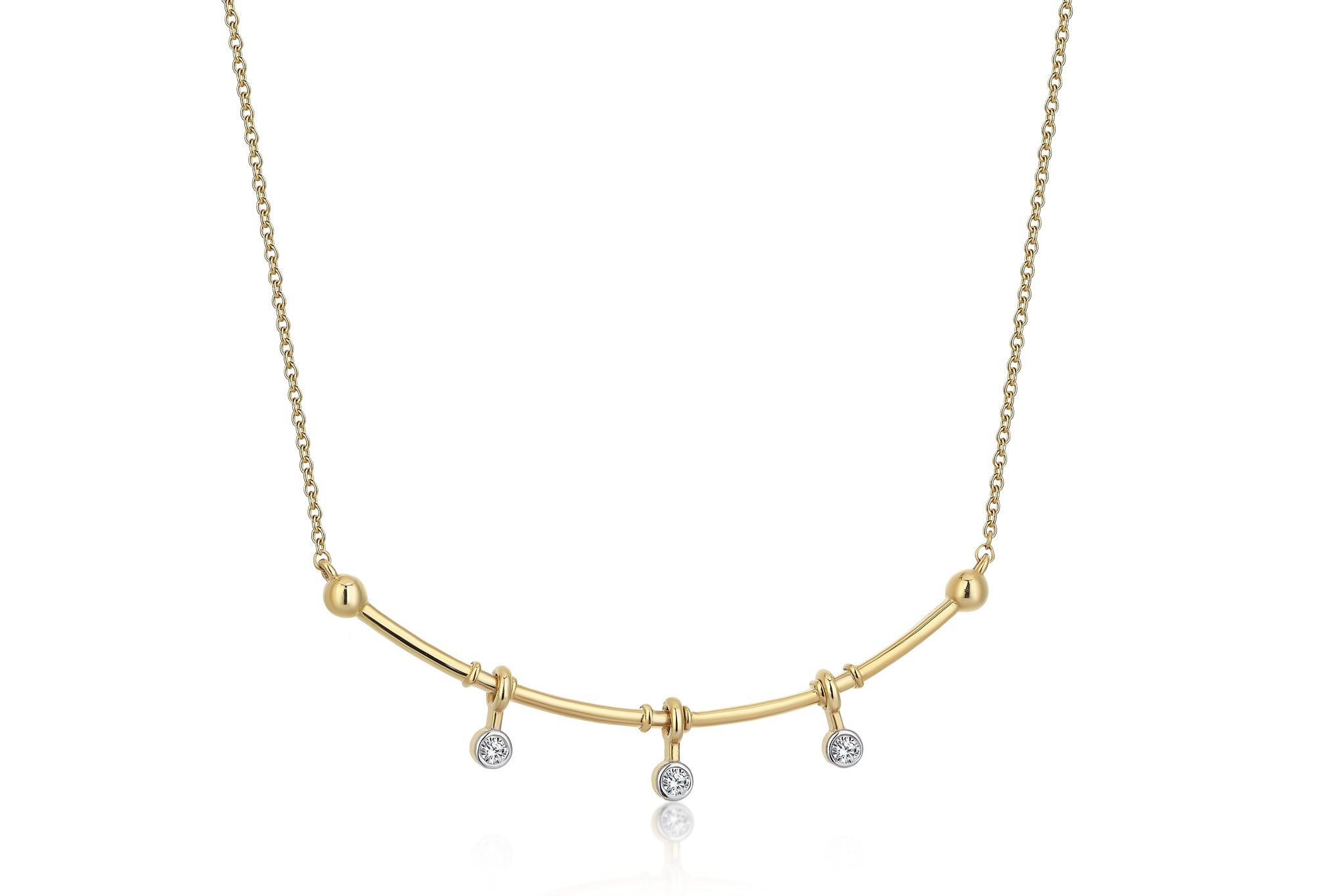 Trio Line Necklace