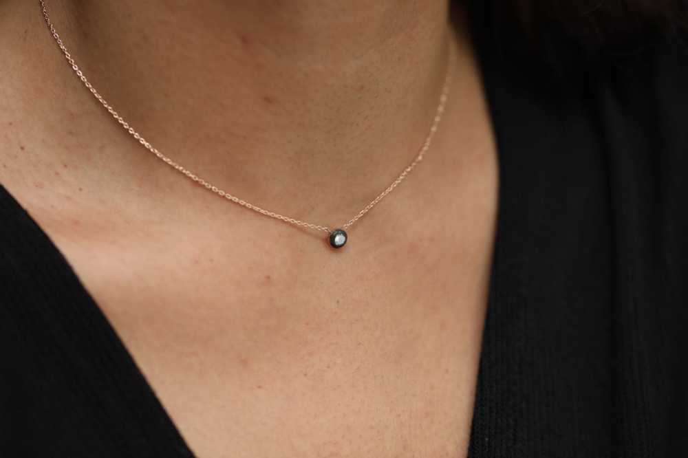 Elmas Single Stone Necklace