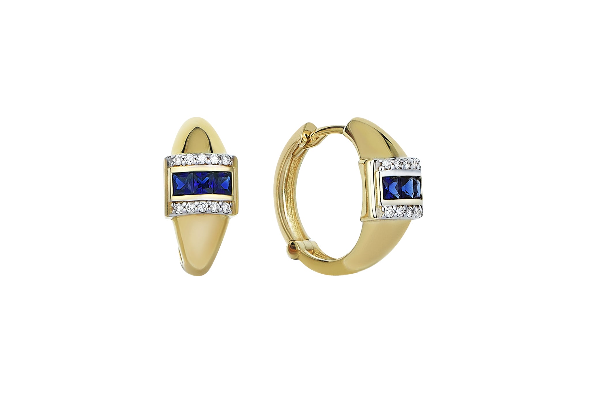 Navy Earrings