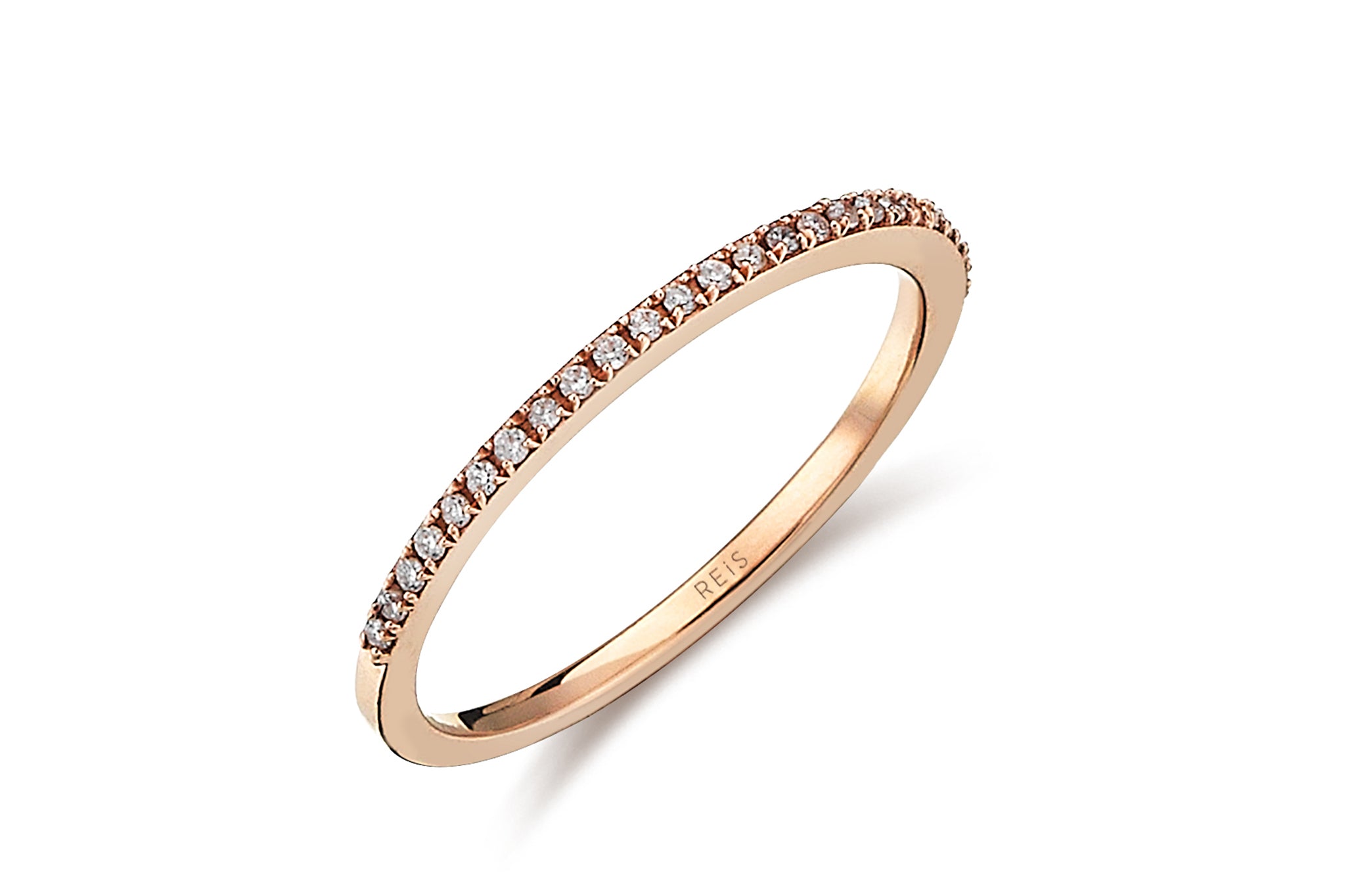 Round Thin Diamond Ring