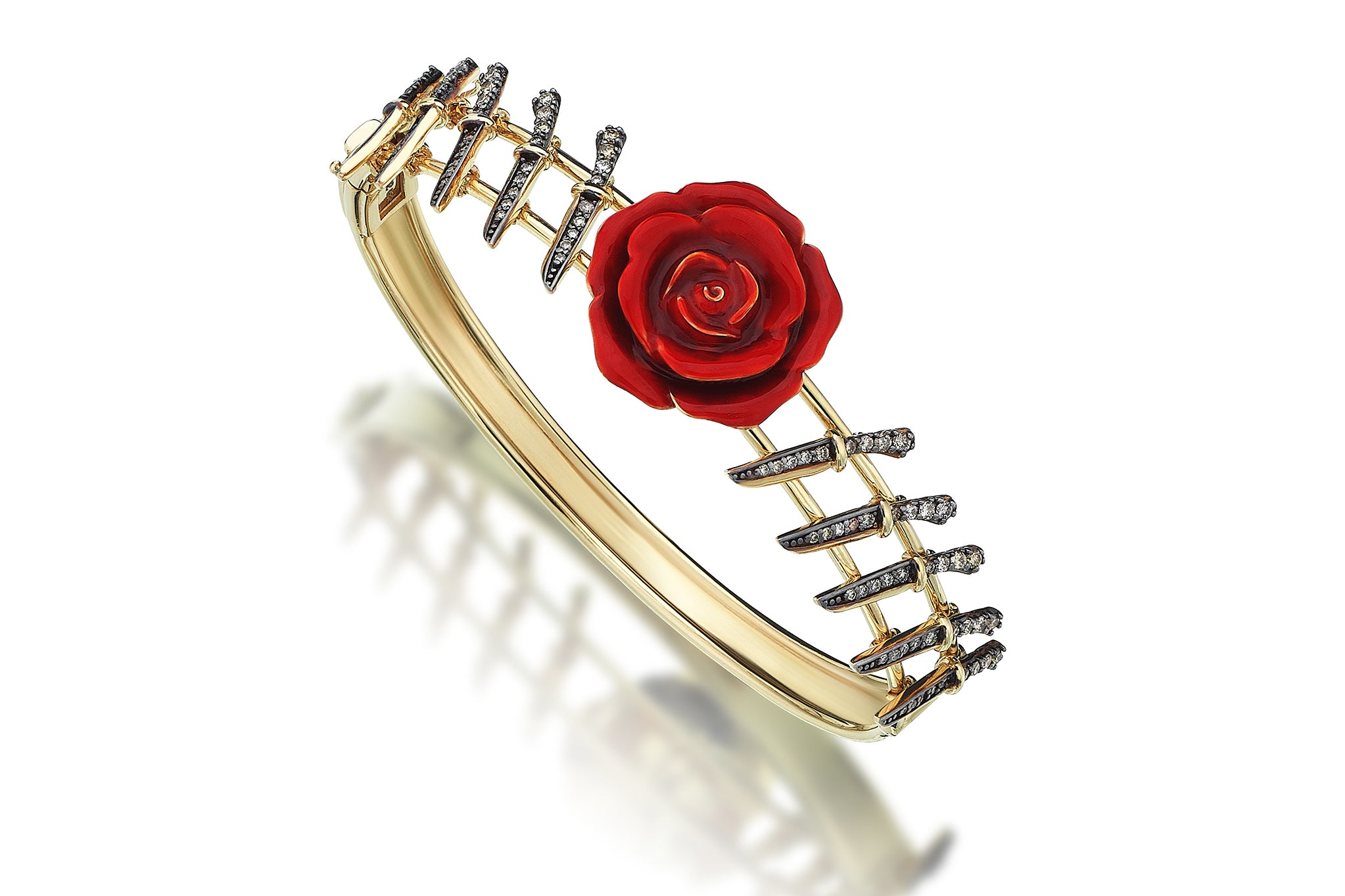 Knife and Rose Bangle