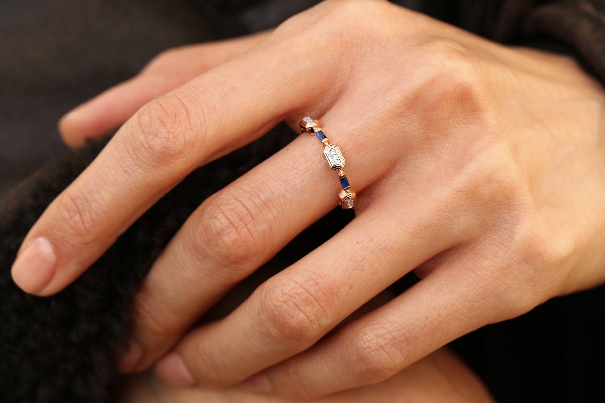 Blue Glow Ring