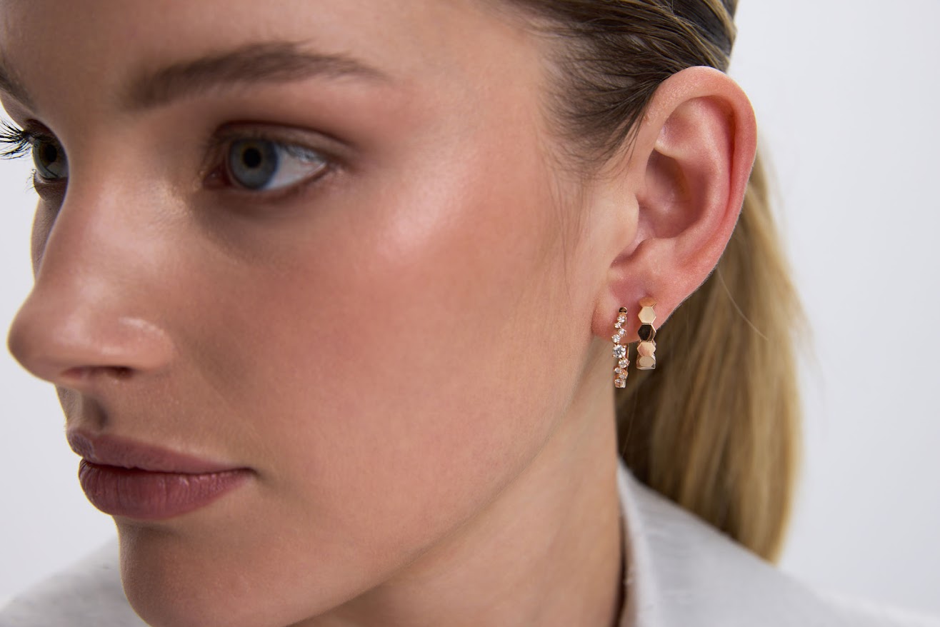 Honey Hoop Earrings