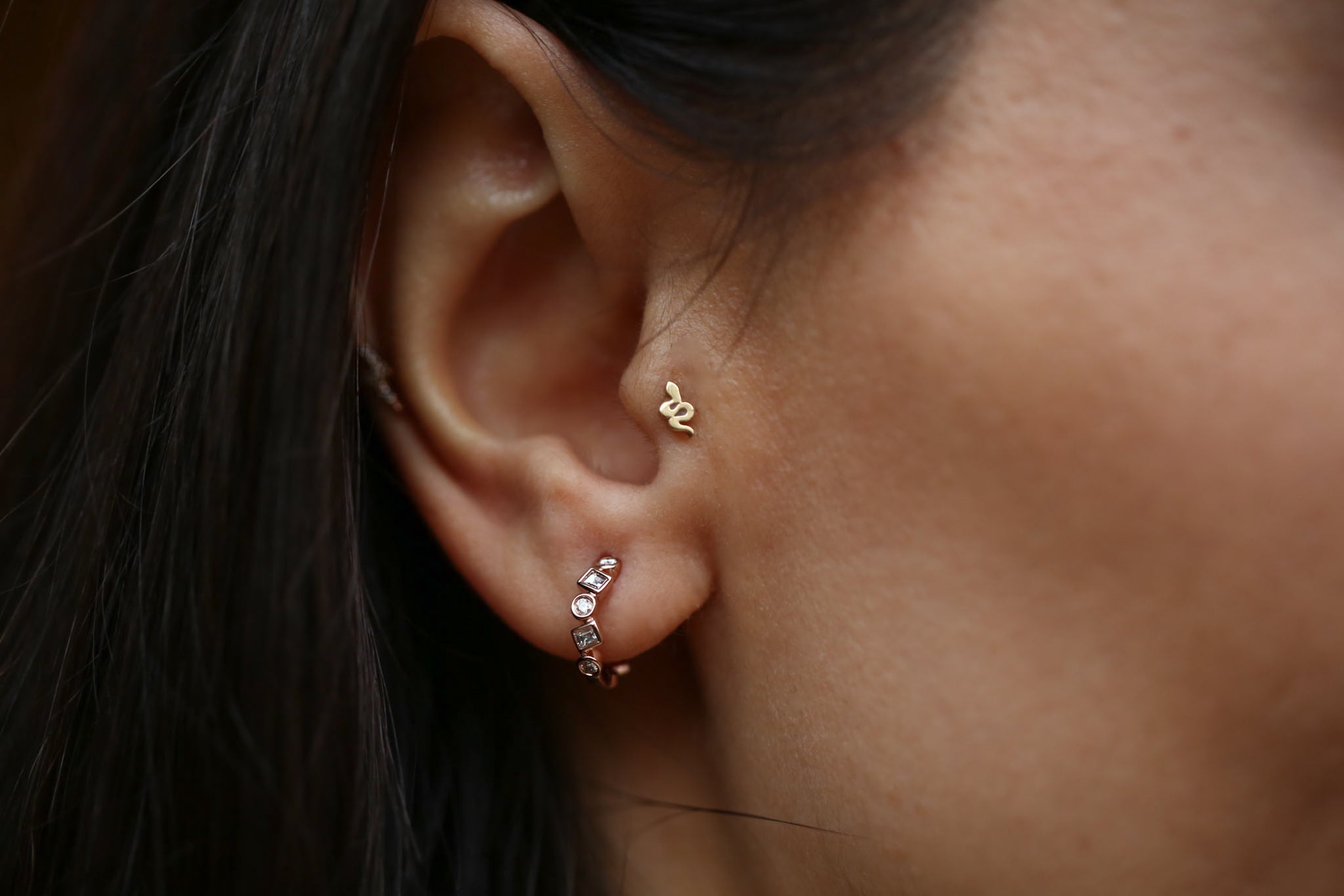 Octagon Earrings