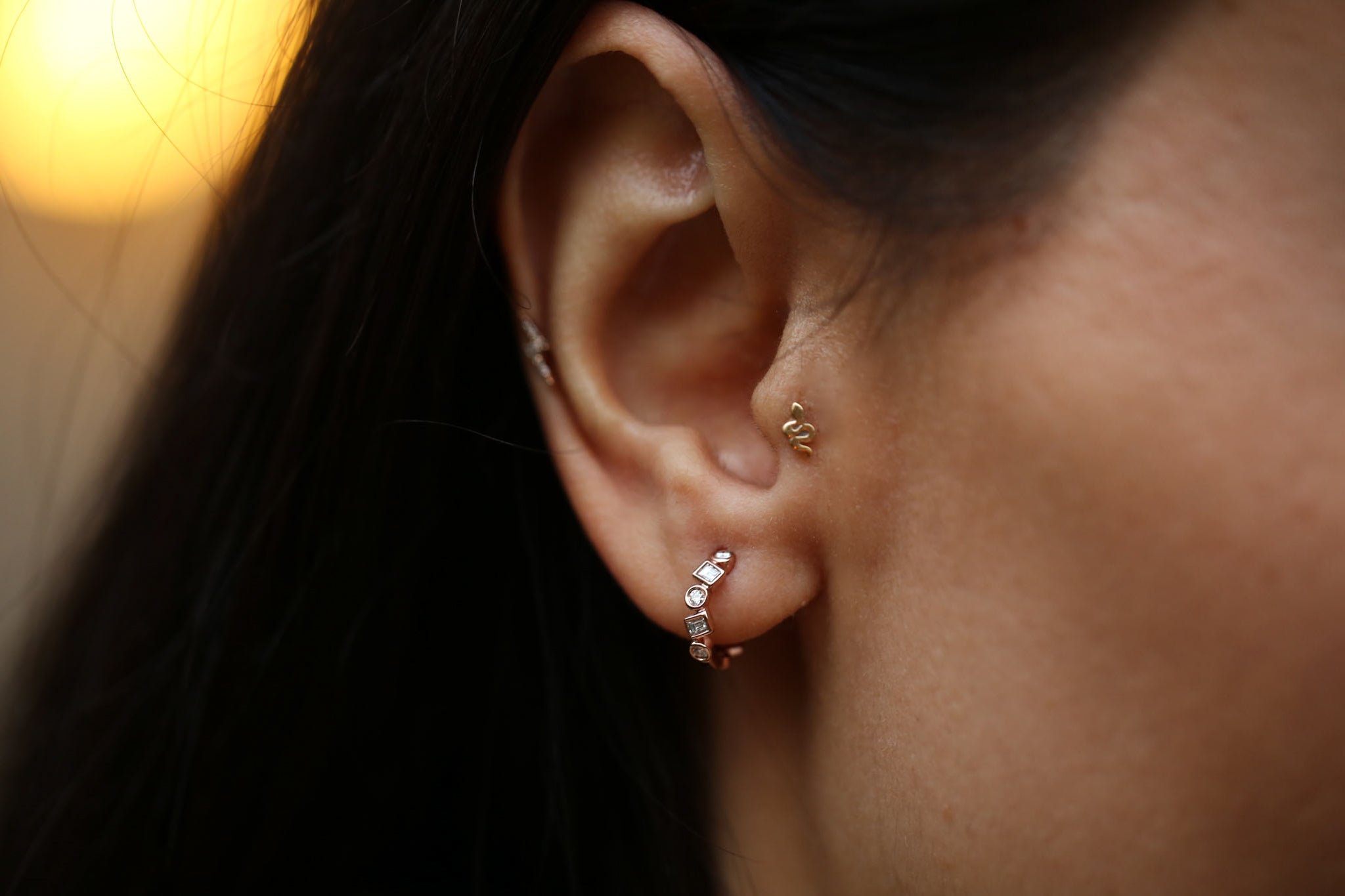 Octagon Earrings