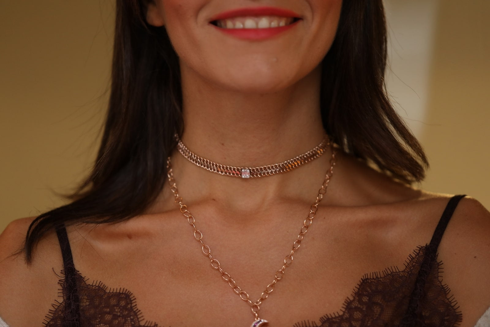 Baguette Diamond Choker