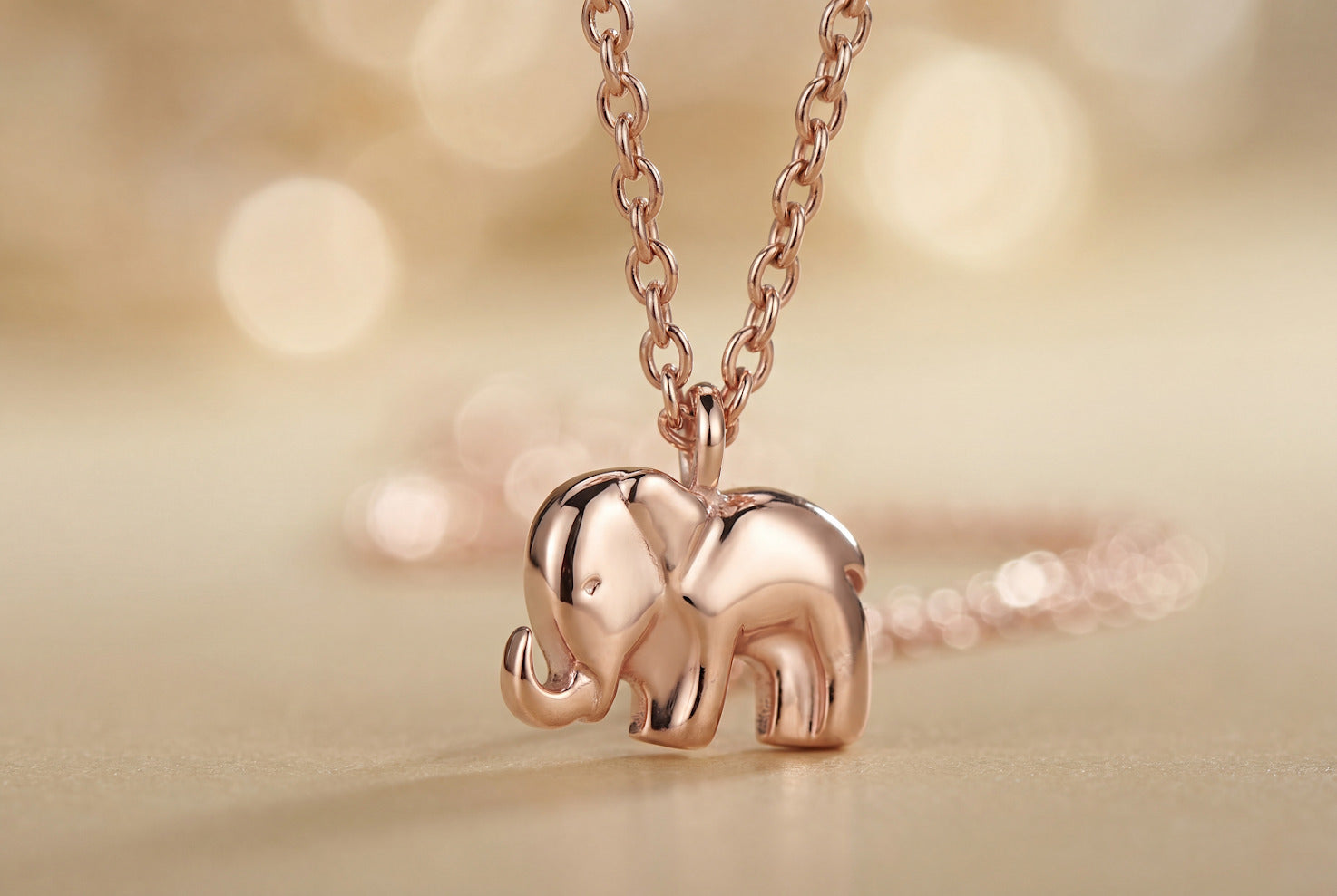 Elephants and Grass Necklace