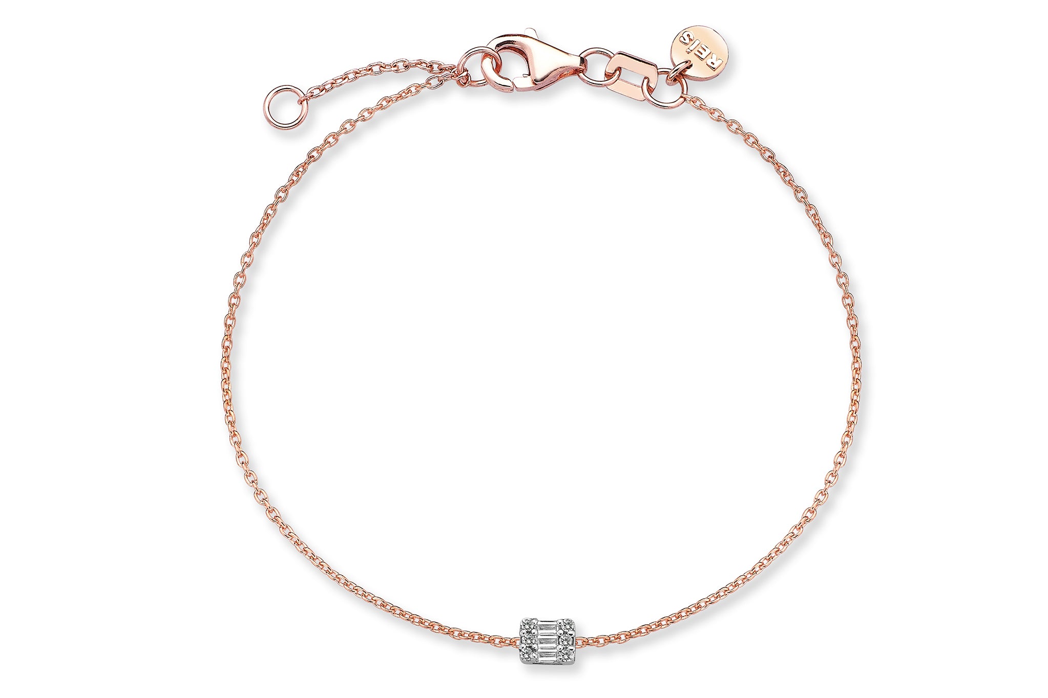 Baguette Diamond Chain Bracelet
