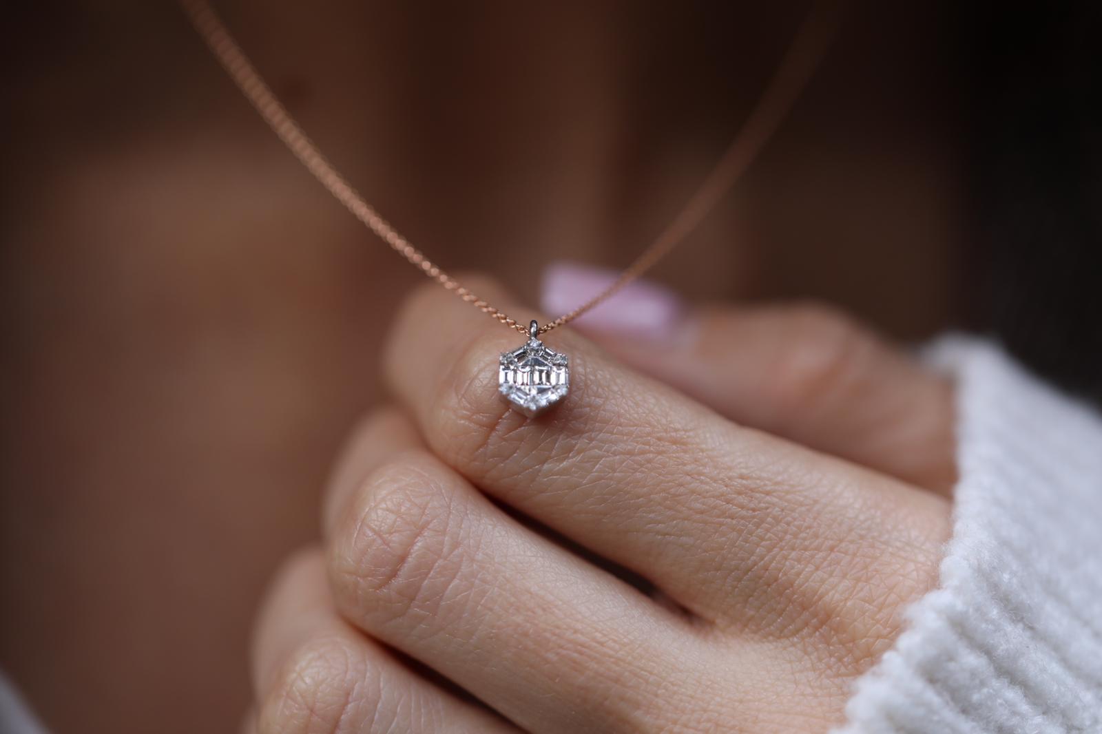 Hexagon Baguette Diamond