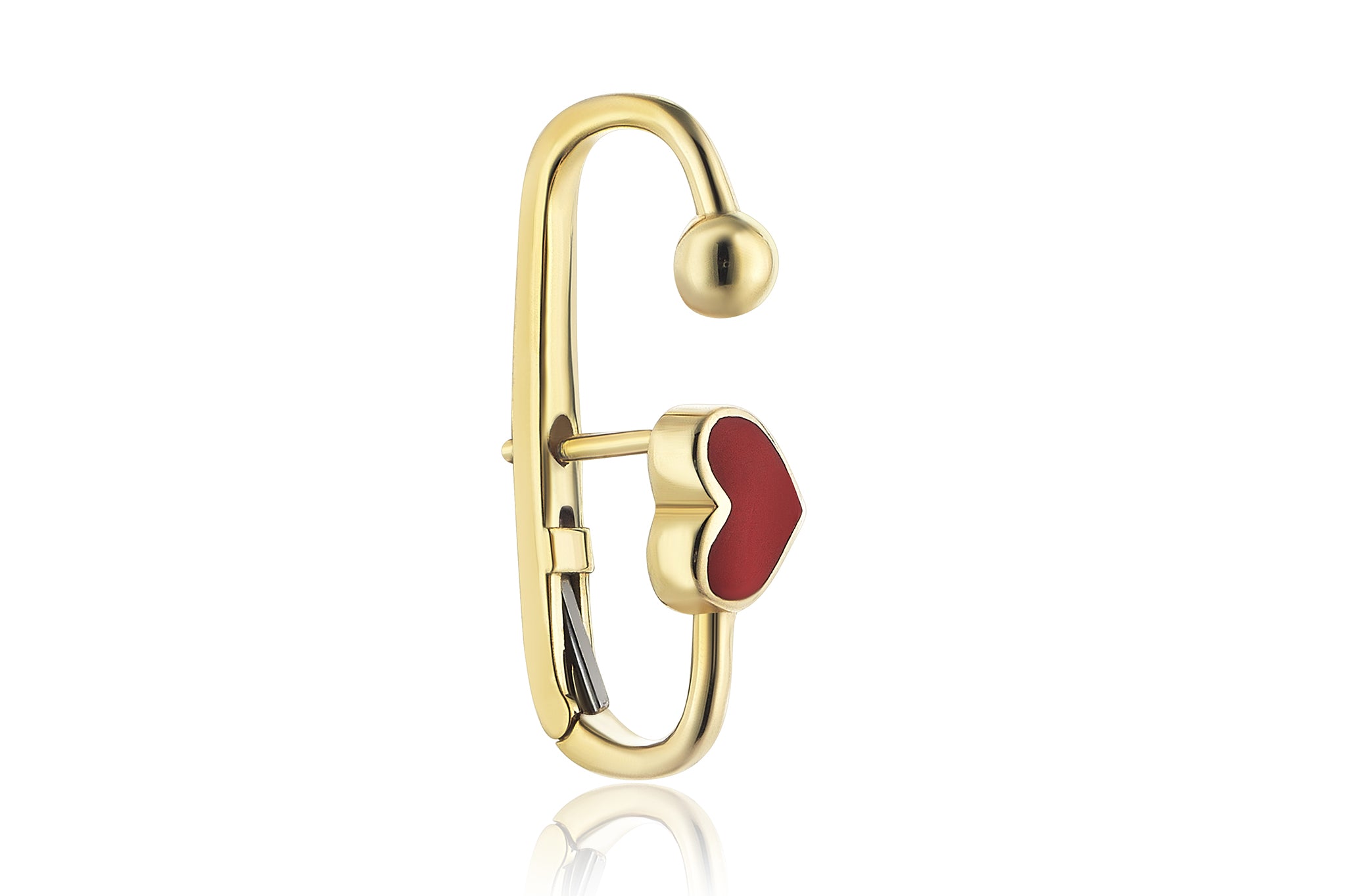 Red Heart Earrings