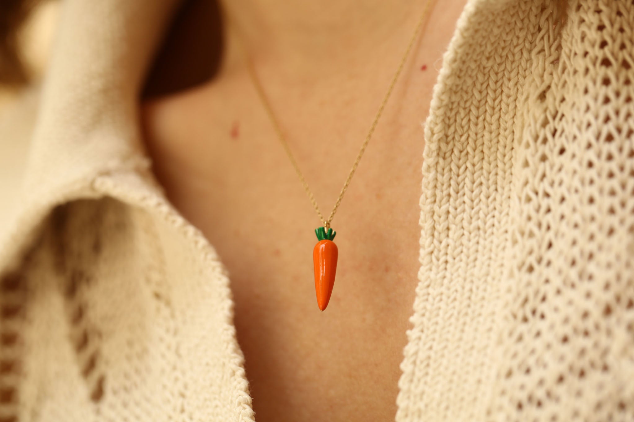 Carrot Necklace
