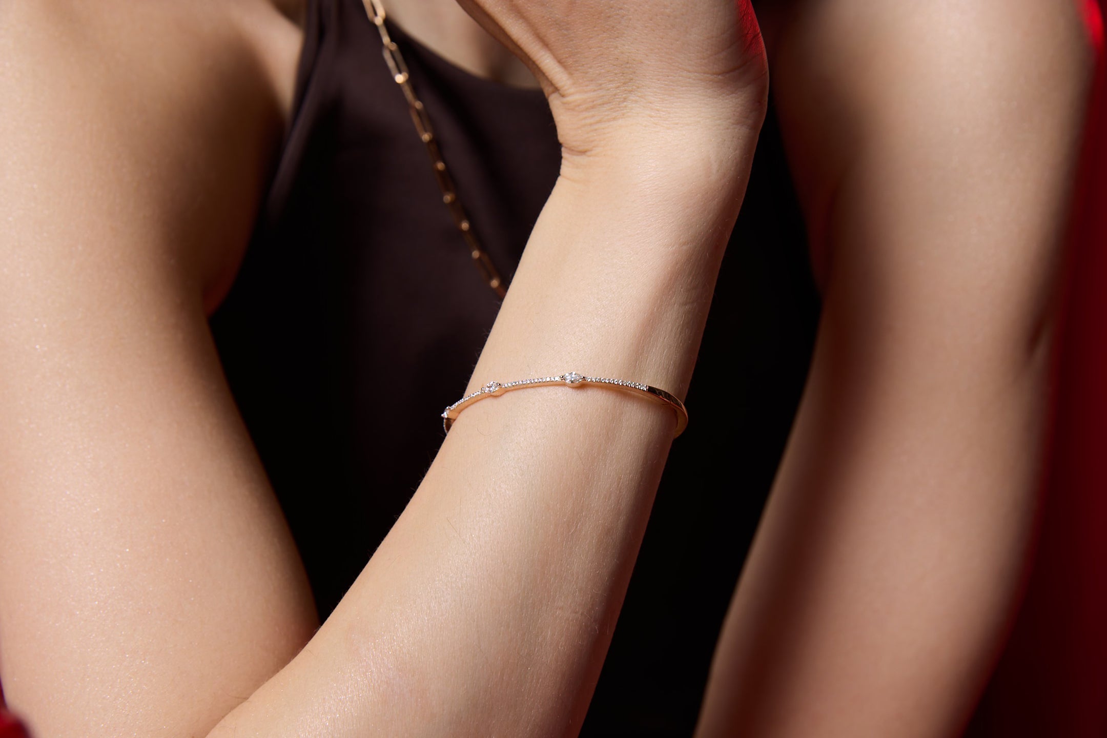 Queen Marquise Bangle