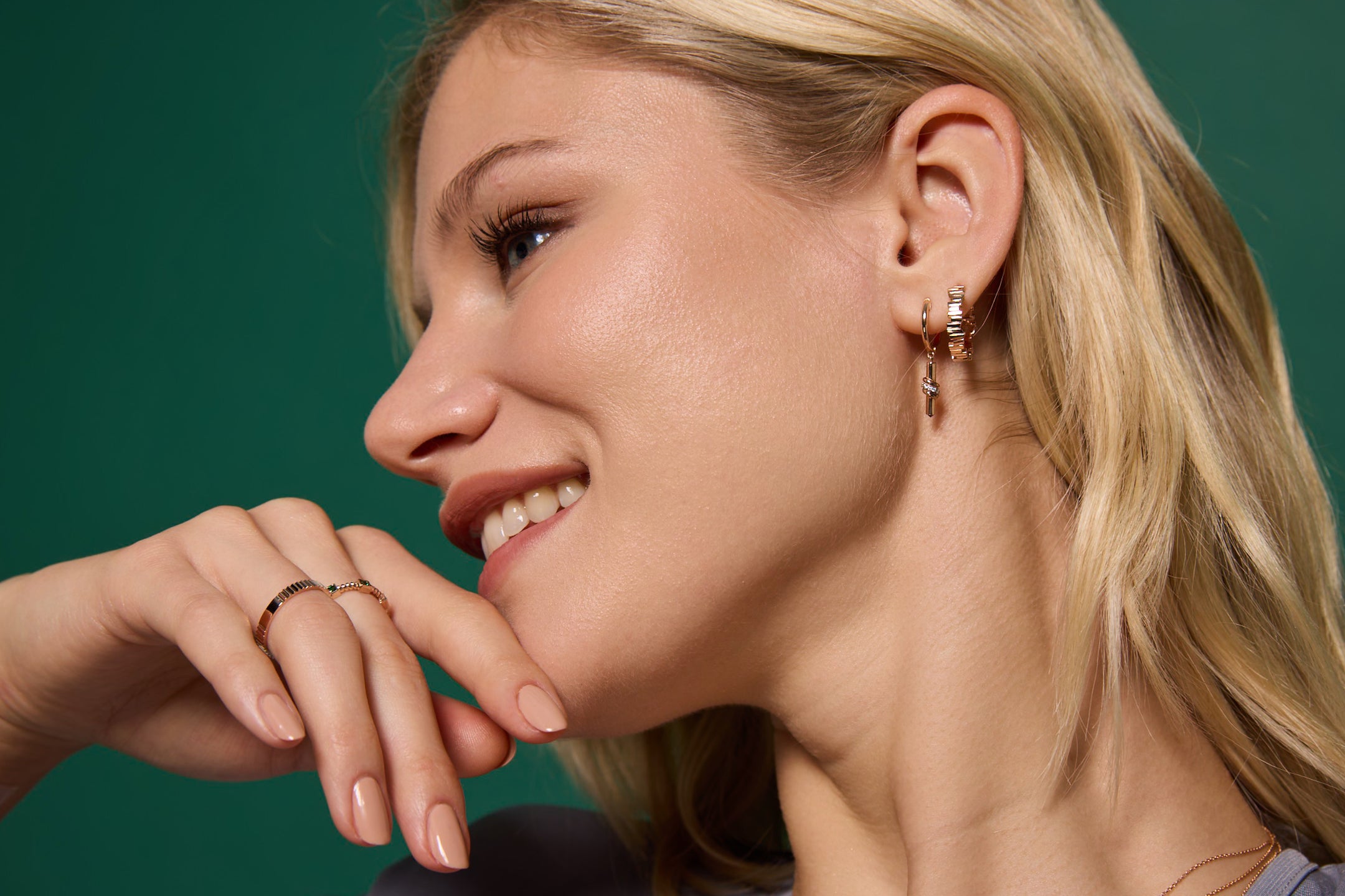 Fine Zig Zag Earrings