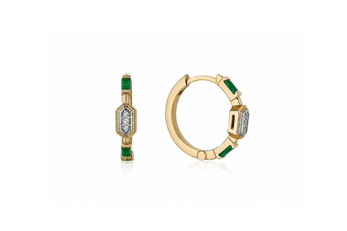 Green Glow Earrings