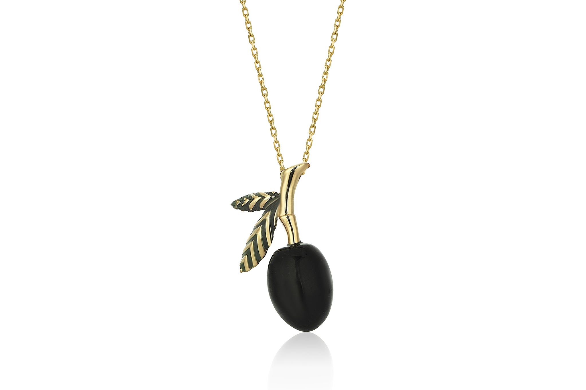 Shaded Green Necklace