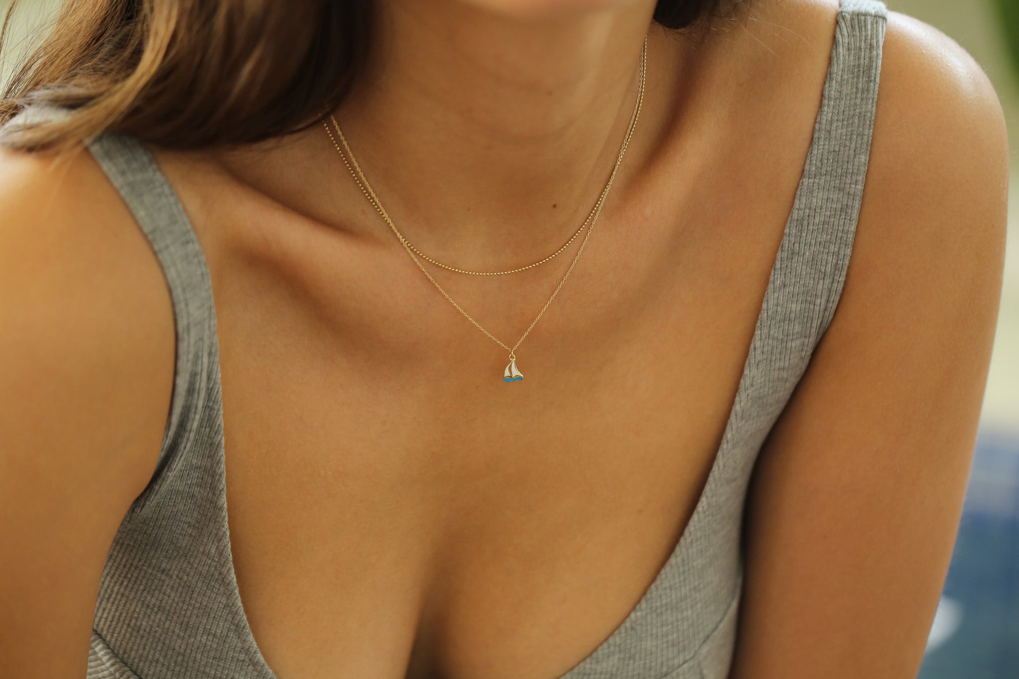 Sailing Necklace