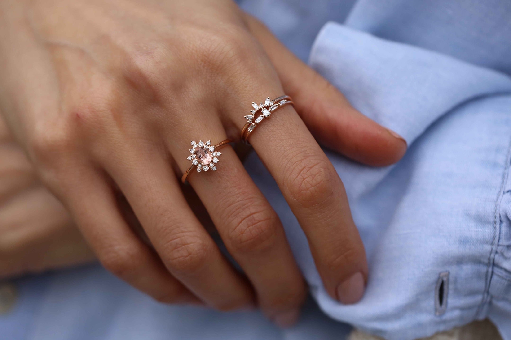 Morganite Ring