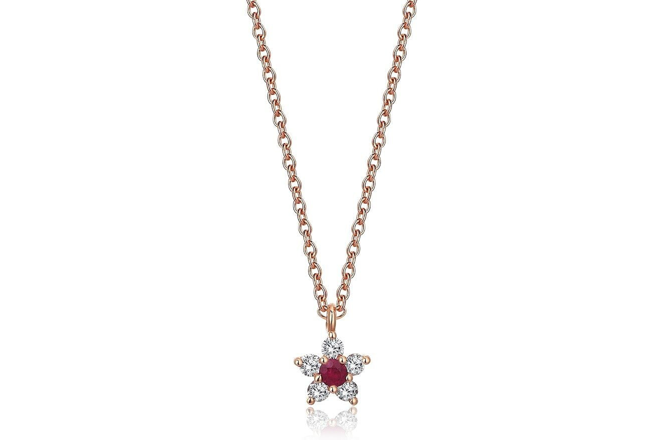 Cemre Ruby Necklace