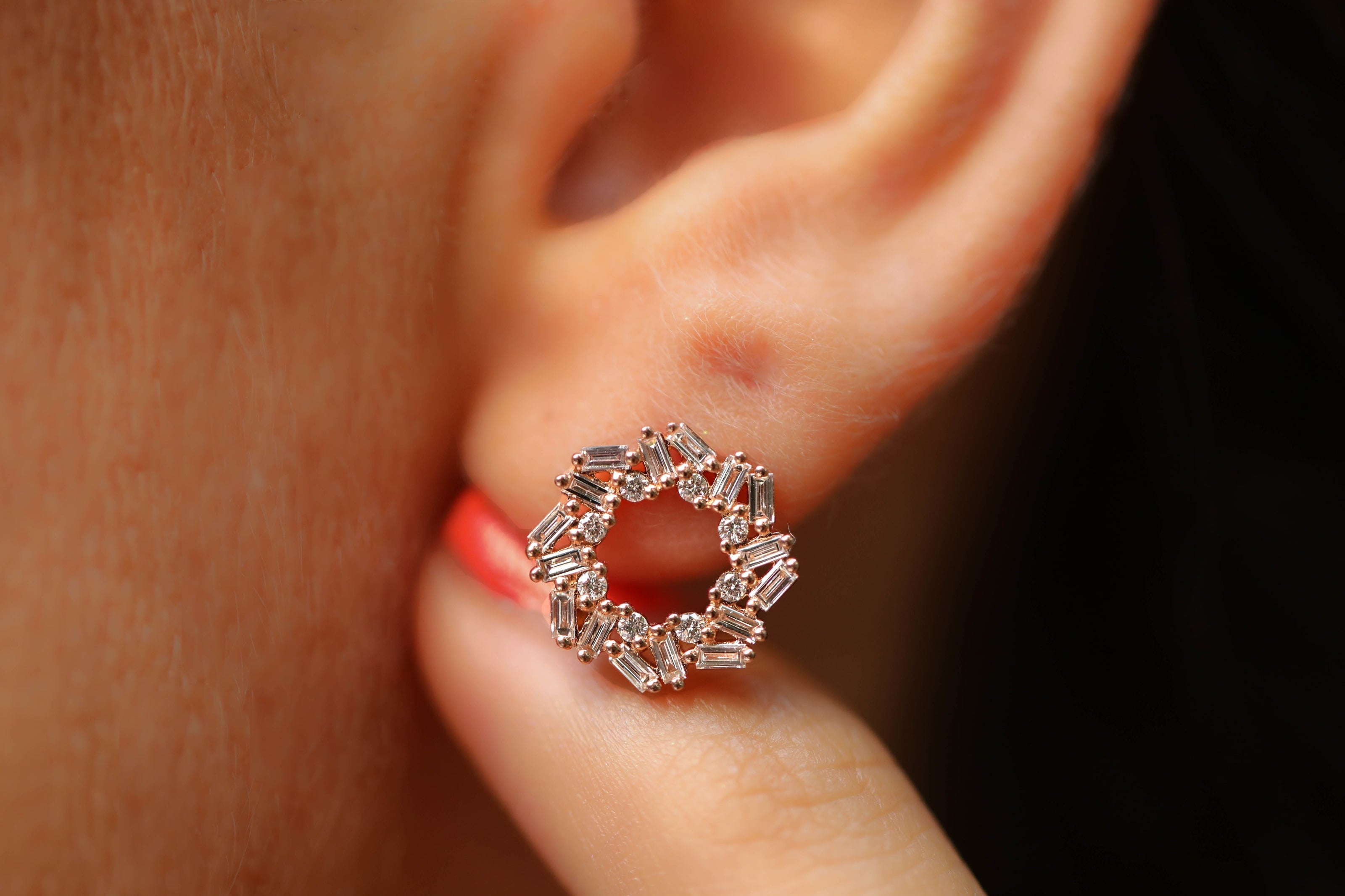 Feraye Baguette Earrings