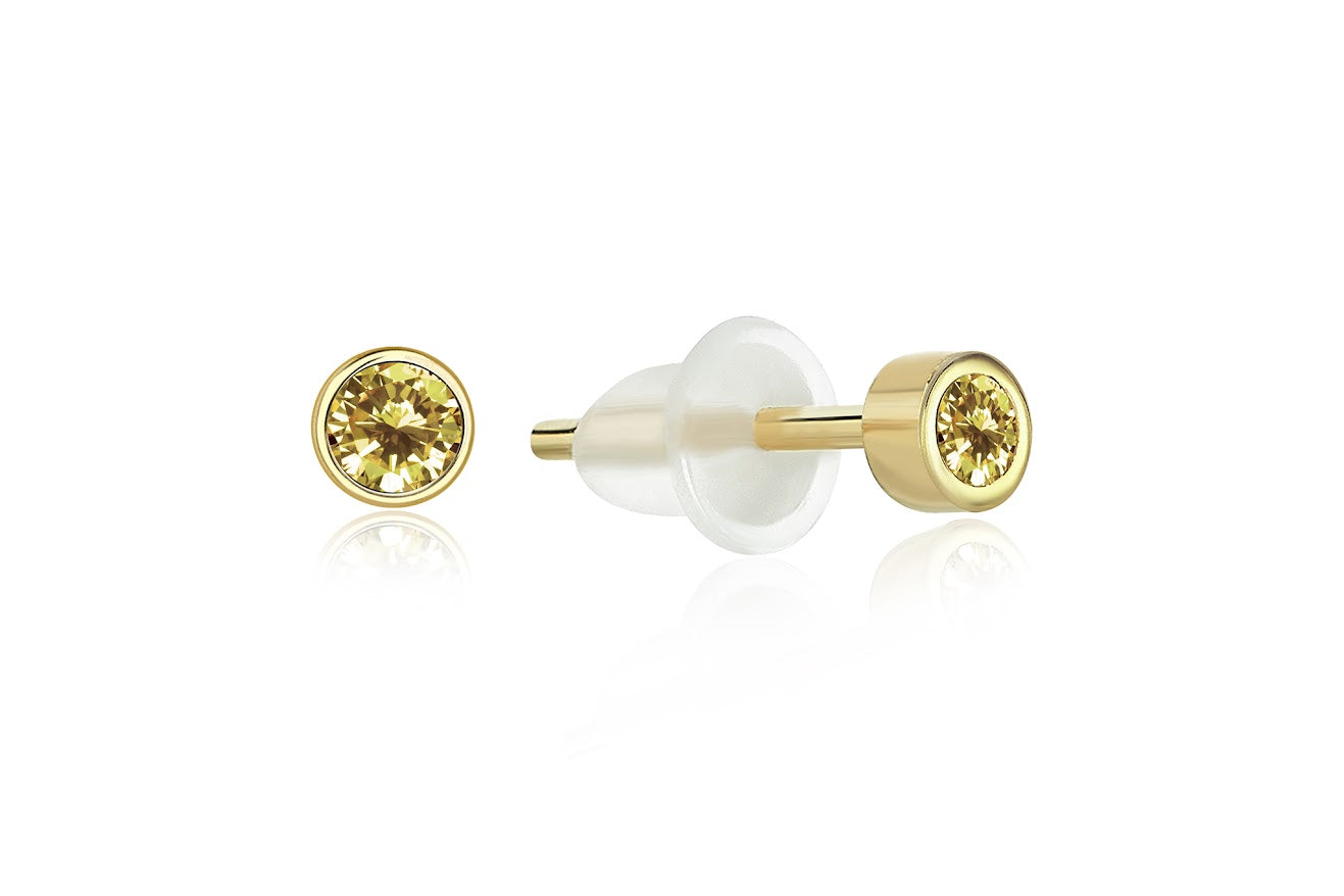 Yellow Bubble Earrings