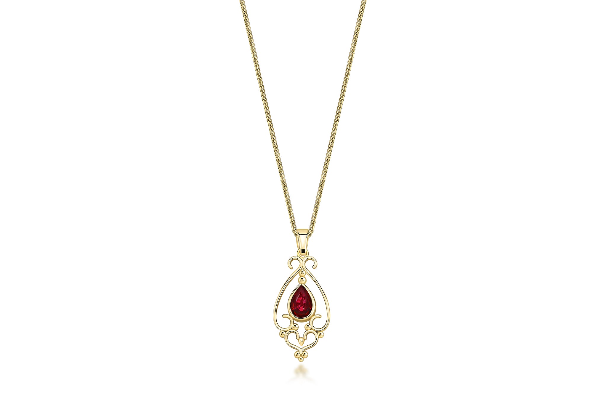Poem Garnet Necklace