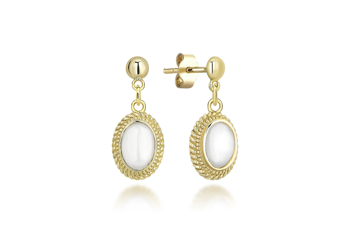 Opal Drop Earrings