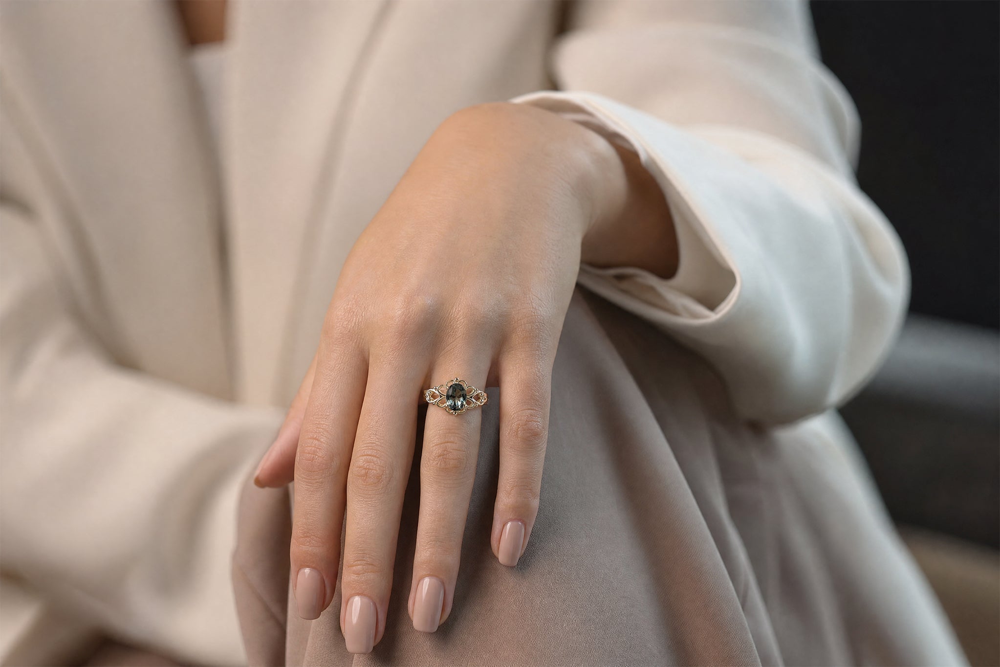 Nostalgic Peridot Ring