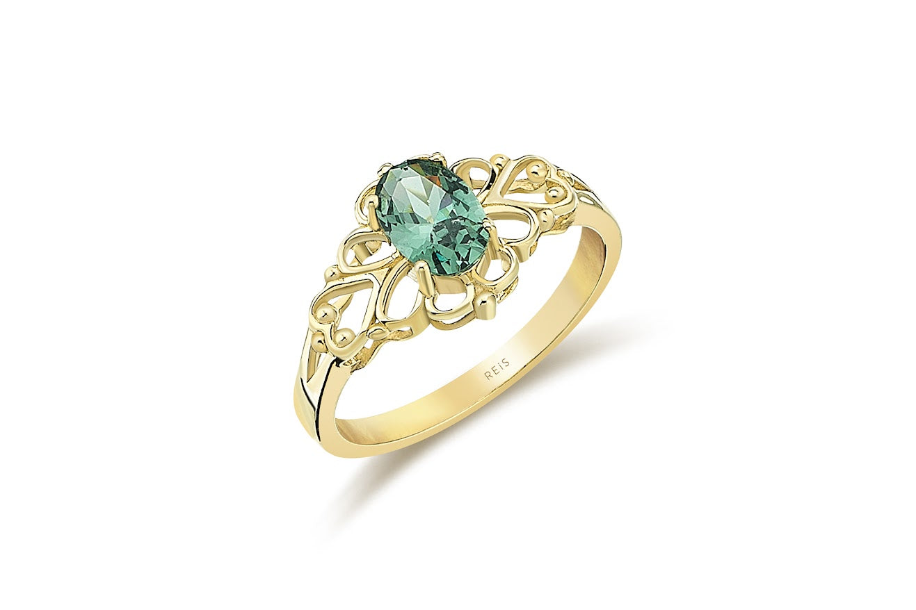 Nostalgic Peridot Ring