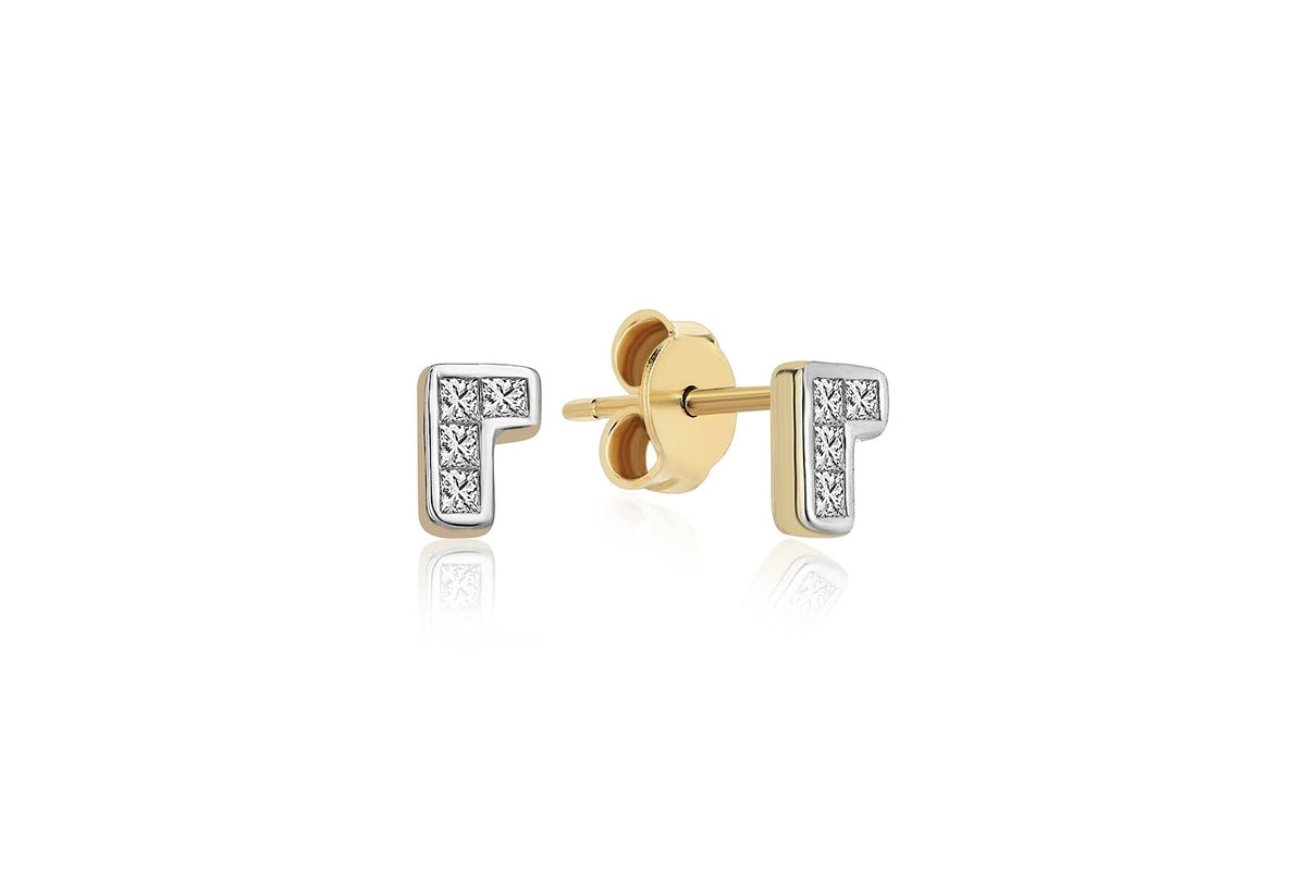 Corner Tetris Earrings