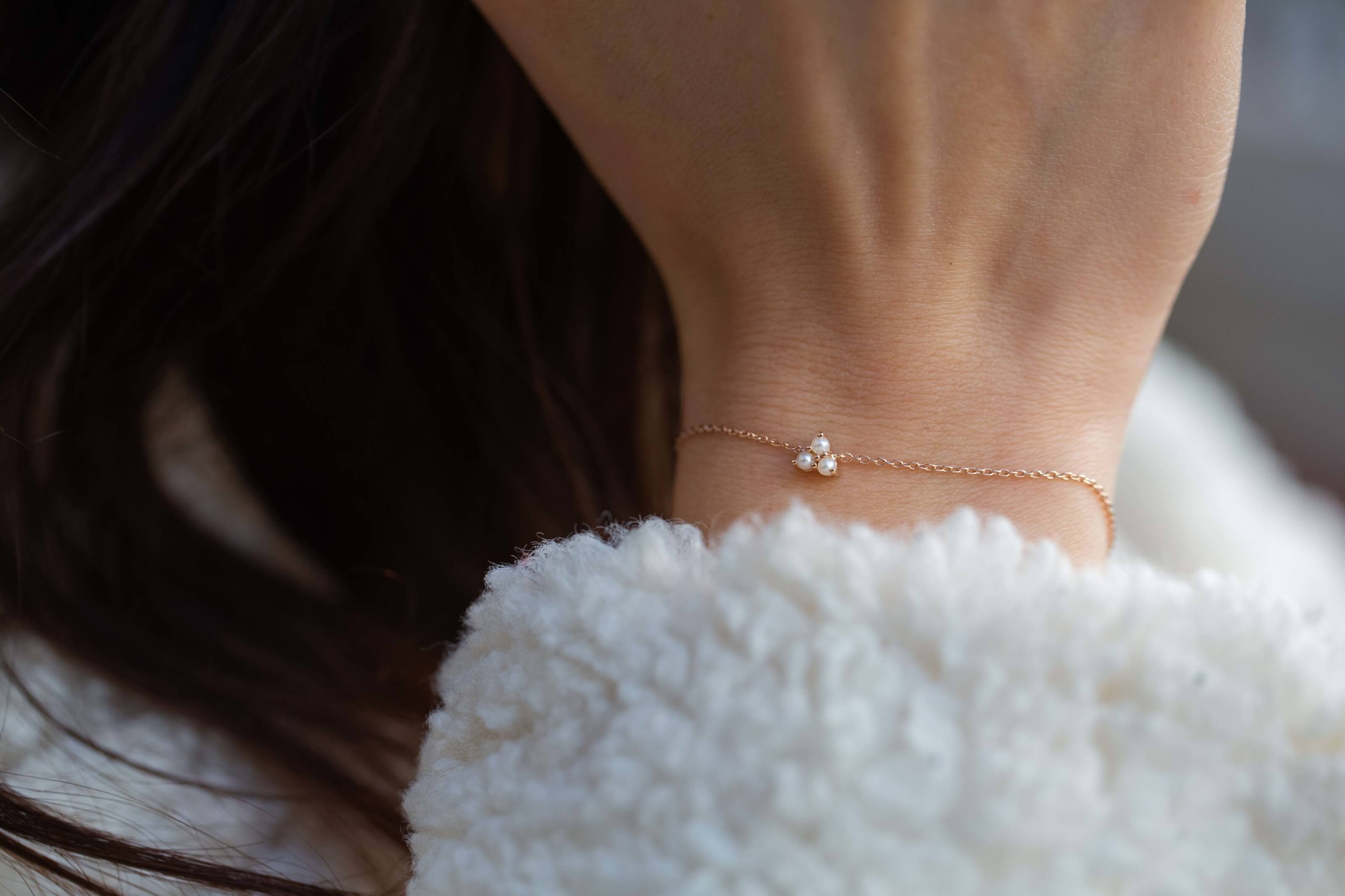 Three Pearl Bracelet