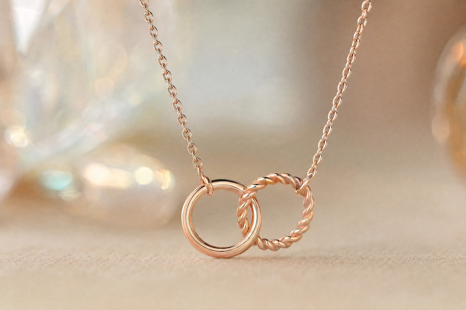 Twin Hoop Necklace