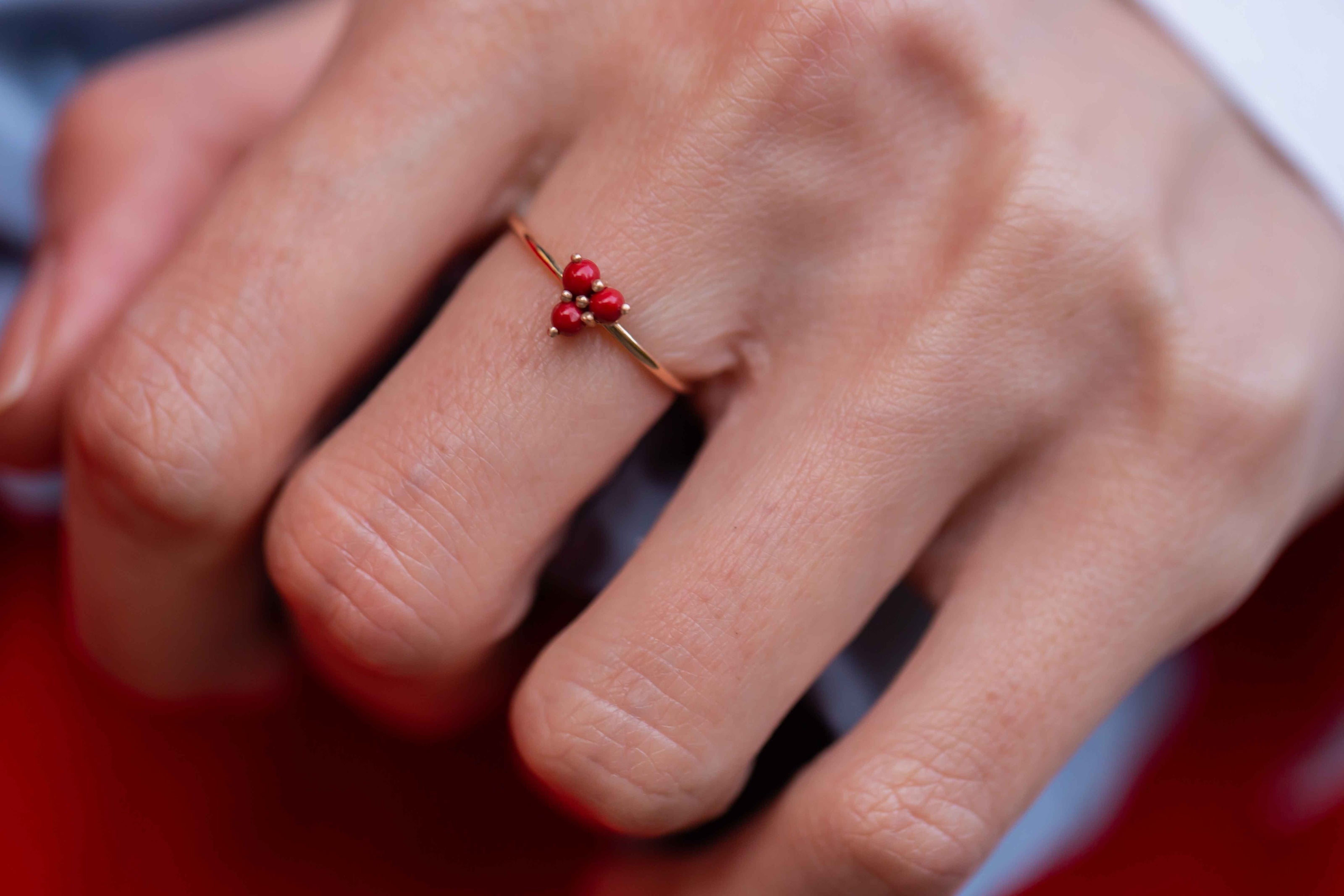 Mai Coral Ring