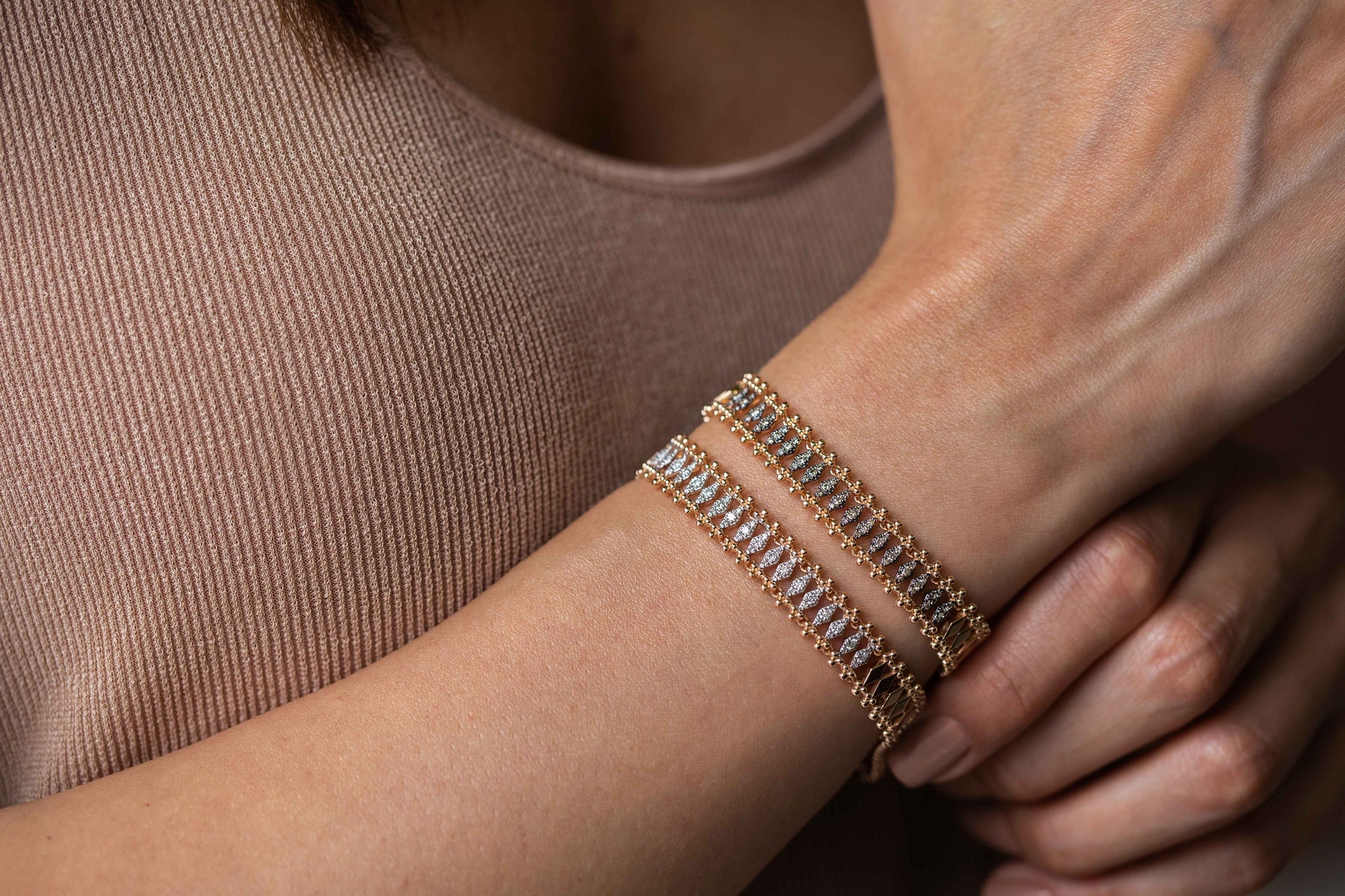 Prosecco Brown Bangle