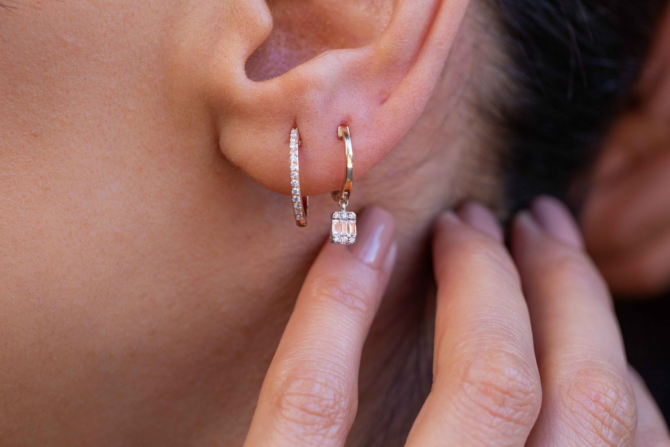 Baguette Earrings