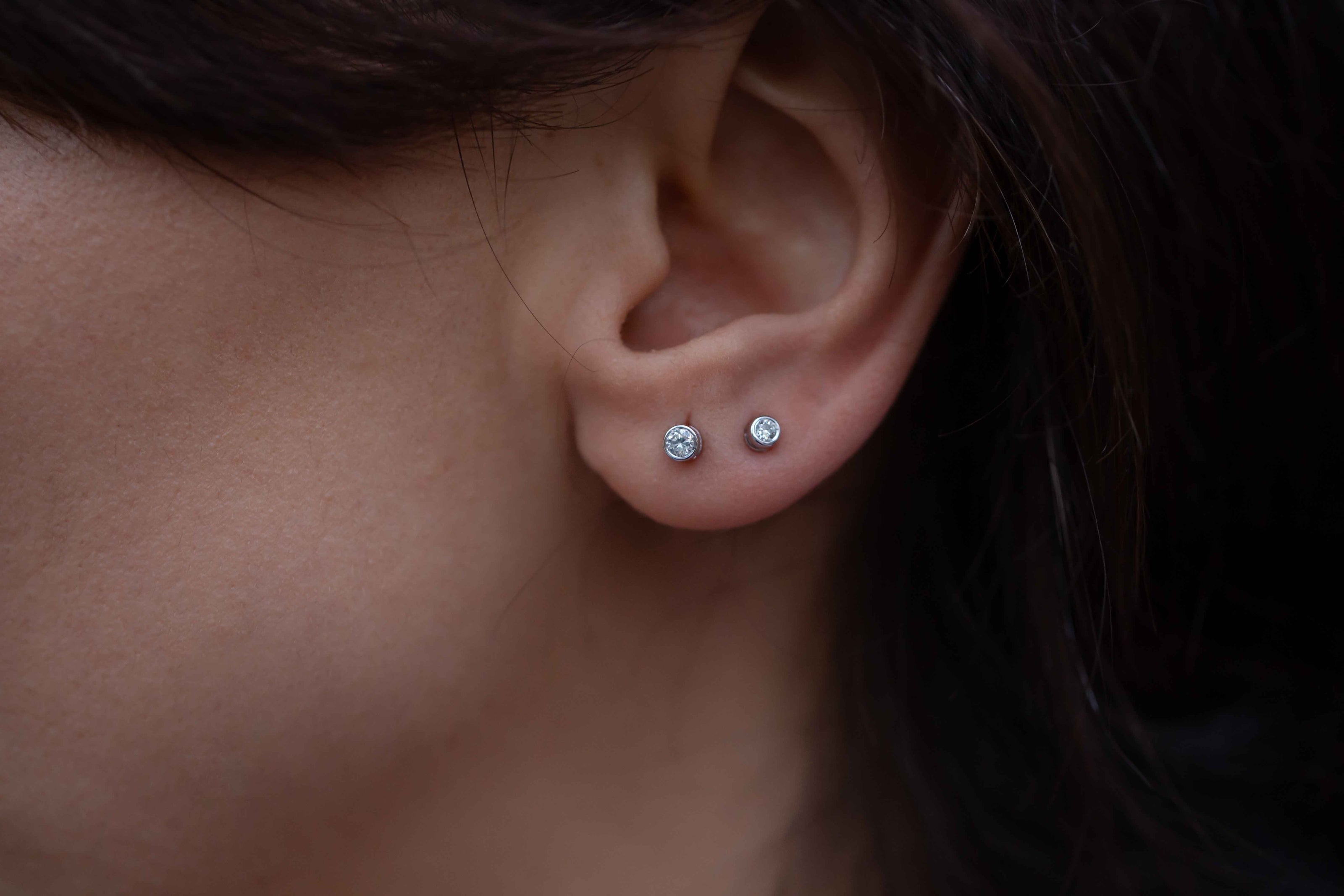 Single Stone Earrings