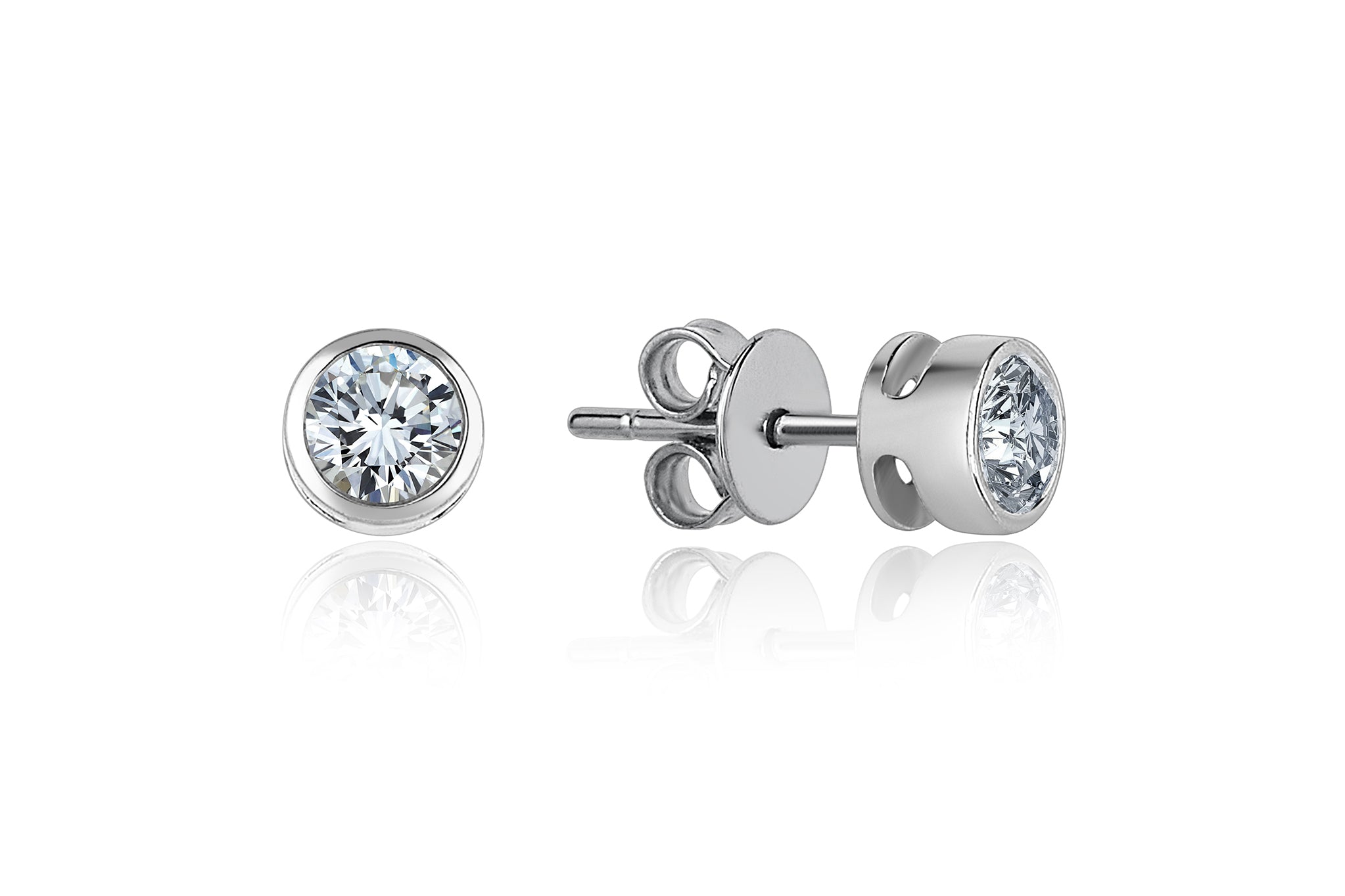 Single Stone Earrings
