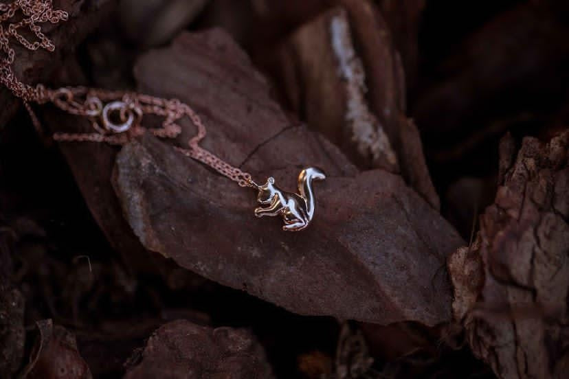 Squirrel Necklace