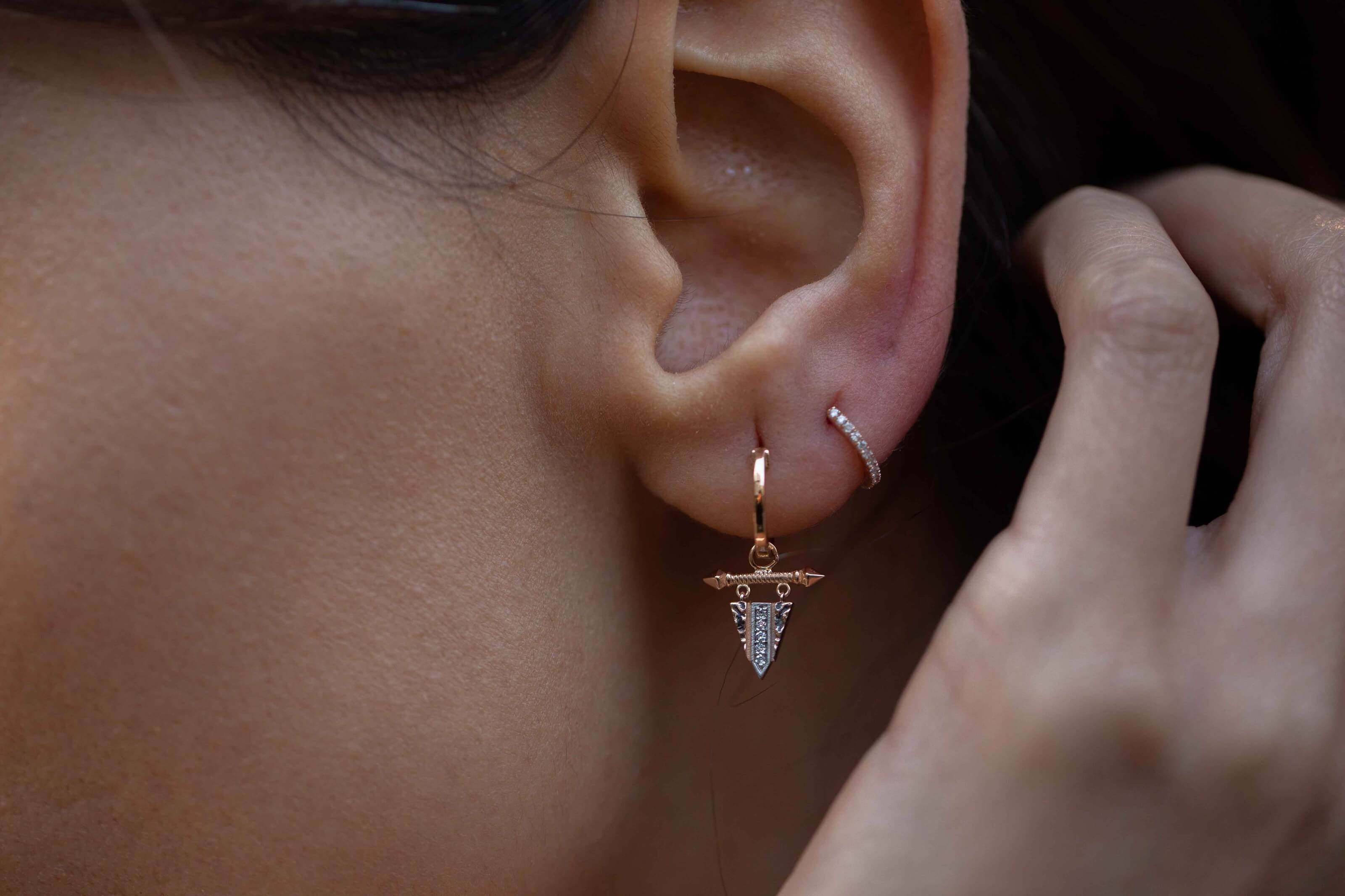 Pyramid Earrings