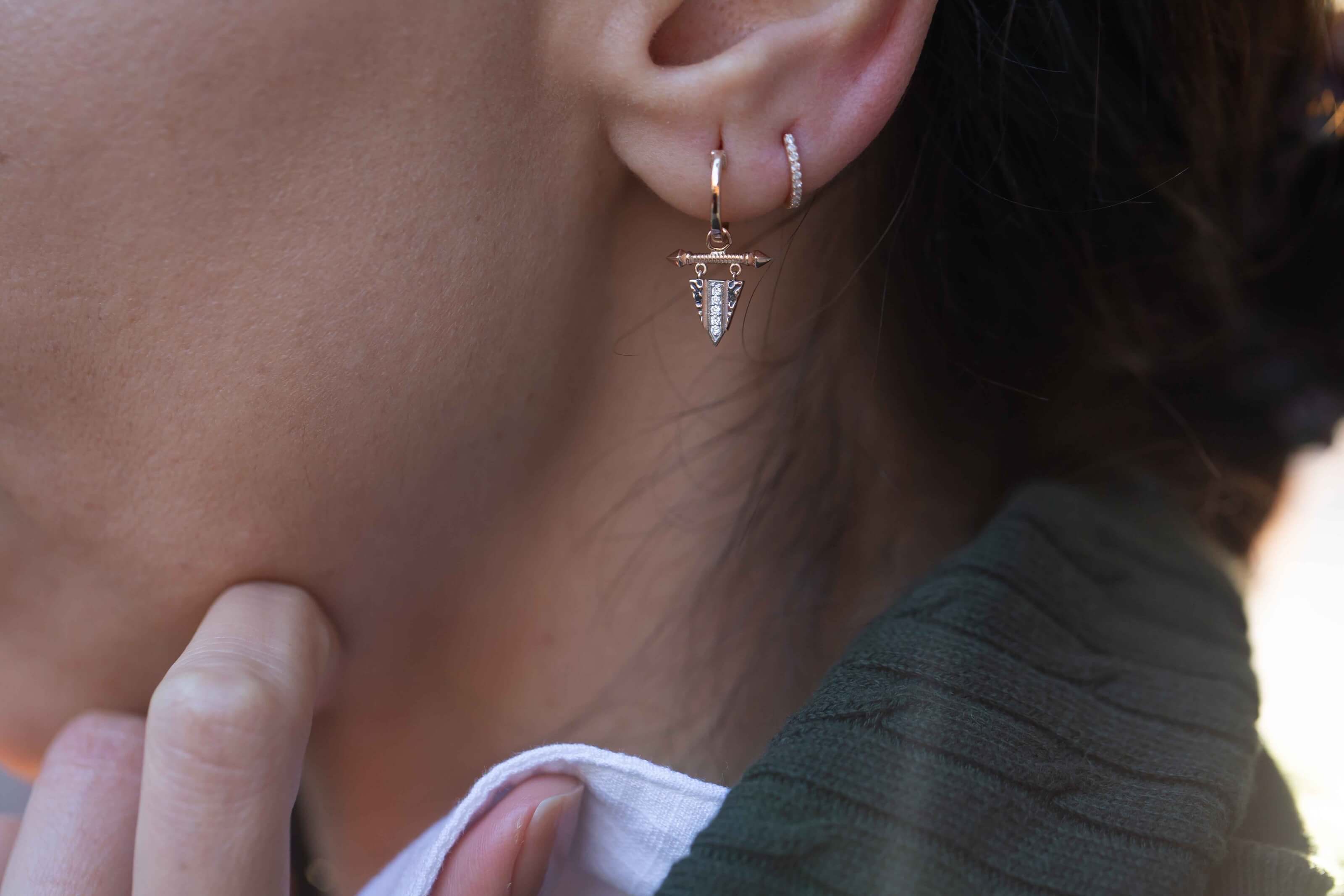 Pyramid Earrings
