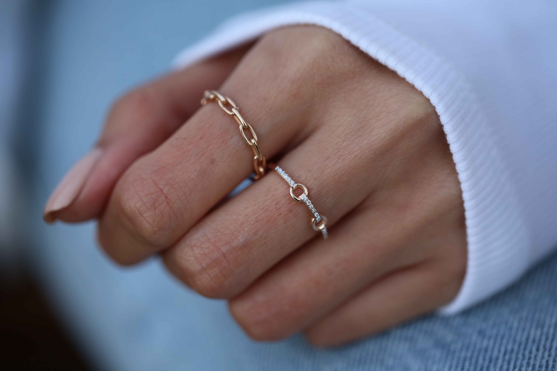 Chocolate White Ring