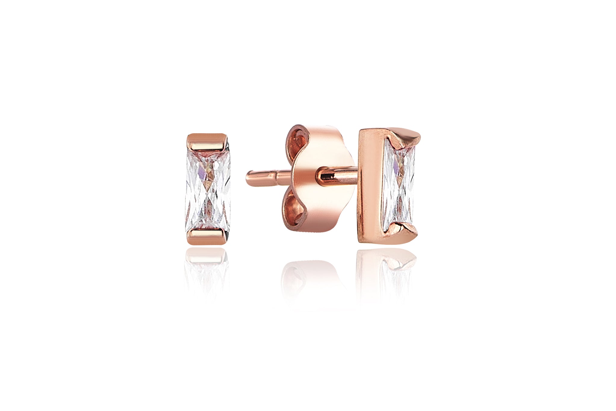 Swarovski Stone Baguette Earrings