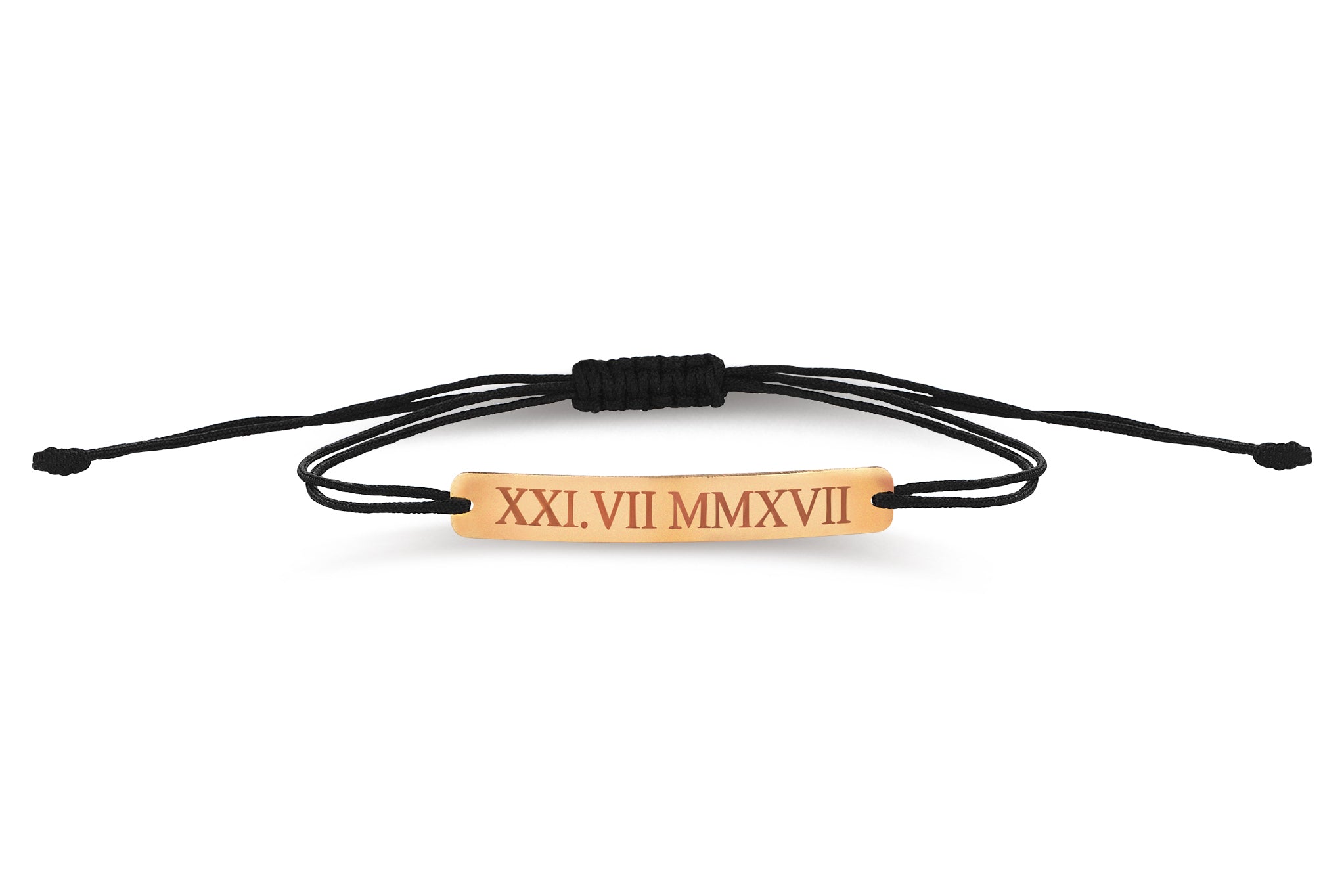 Roman Numeral Cord Bracelet