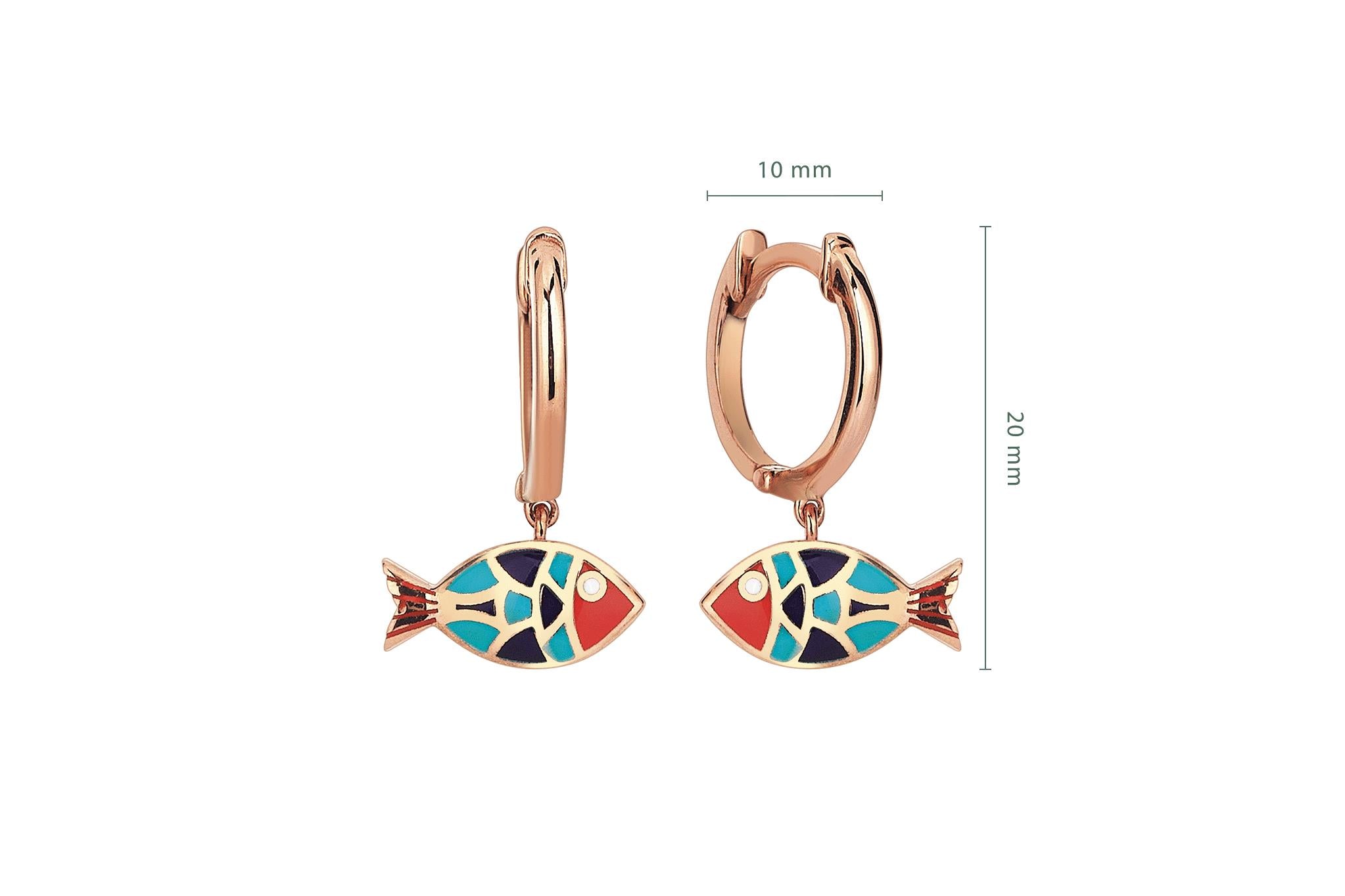 Carnival Fish Earrings